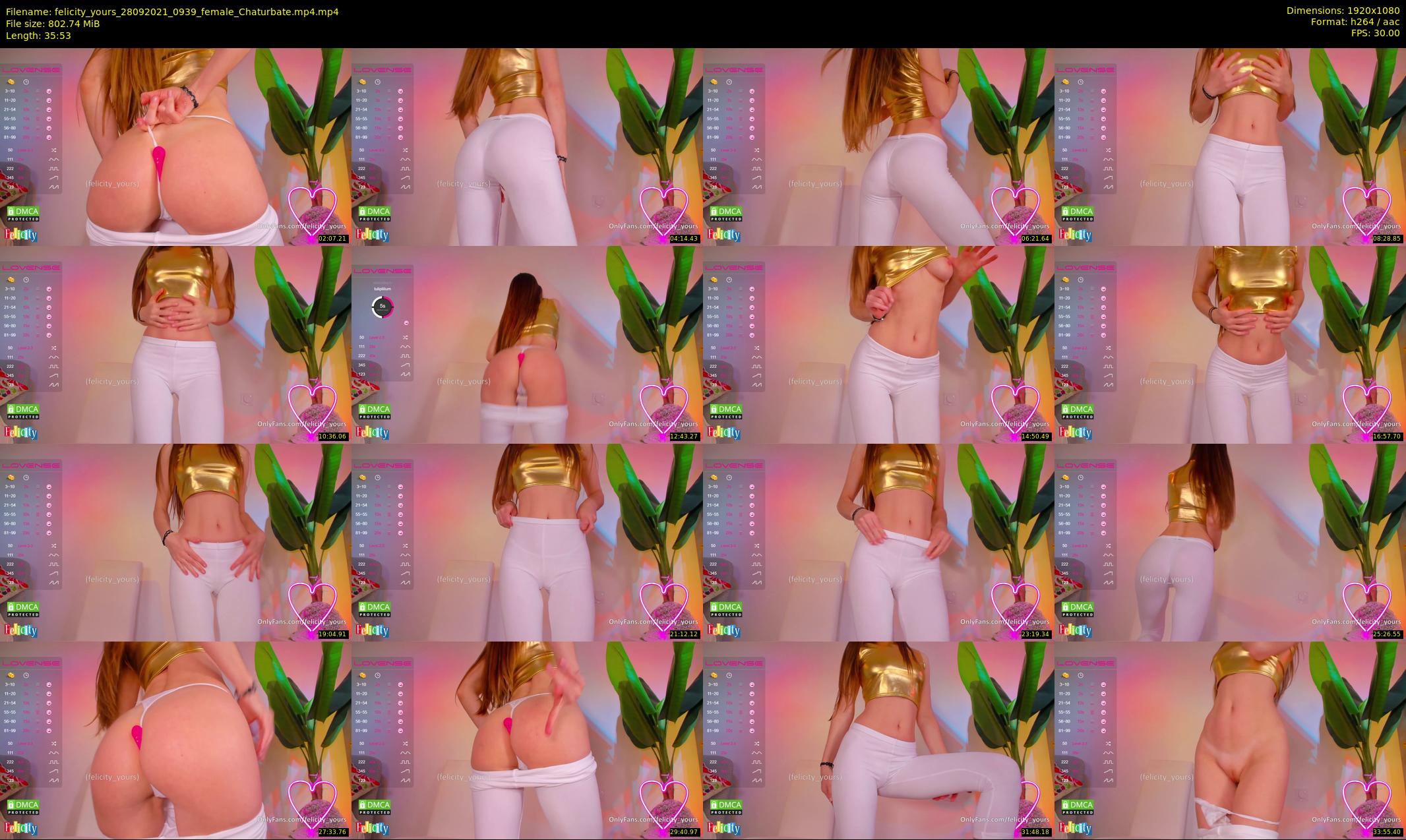 felicity_yours — 36 minute Chaturbate female cam show recording, 1080p, Sep 28, 2021