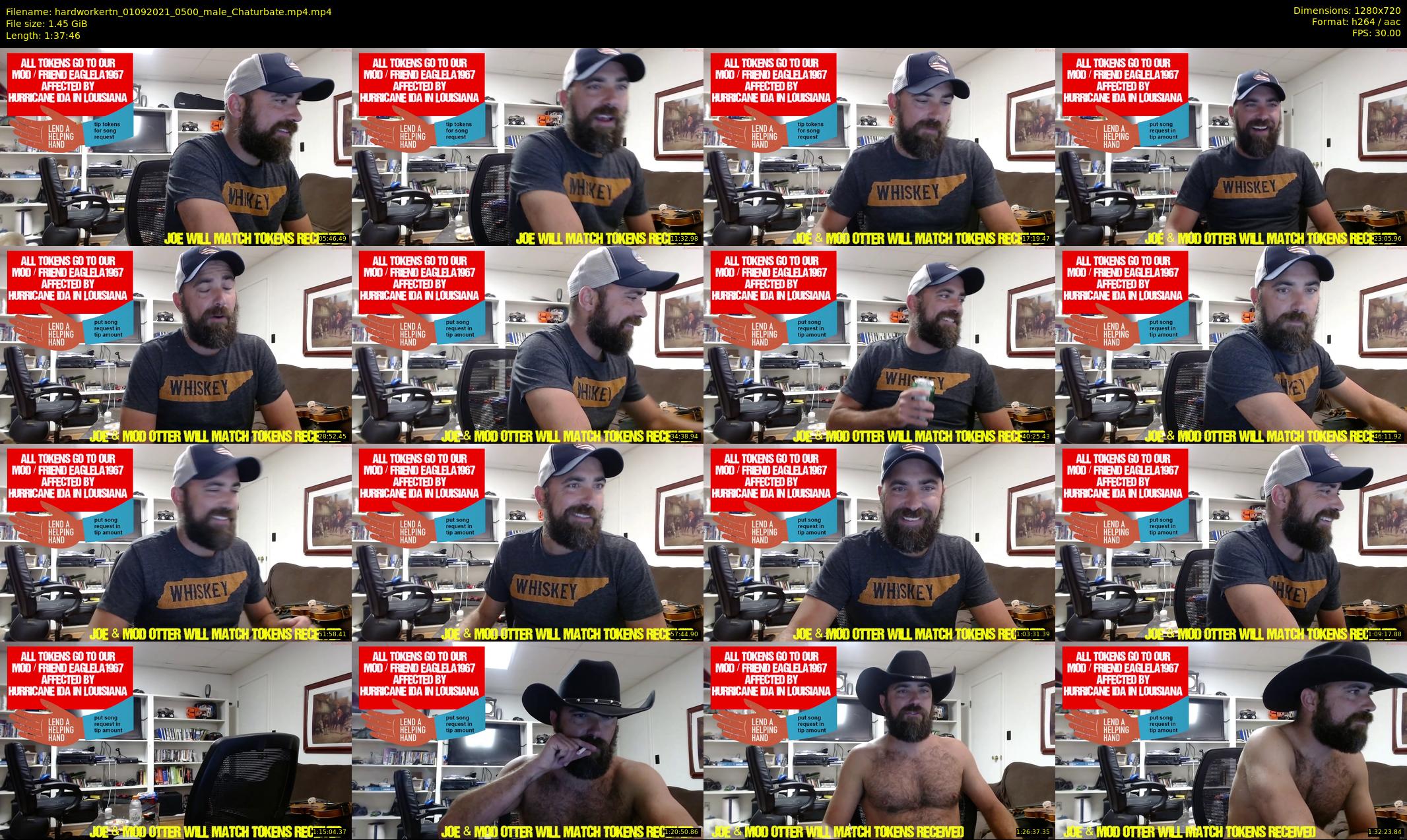 hardworkertn — 98 minute Chaturbate male cam show recording, 720p, Sep 1, 2021