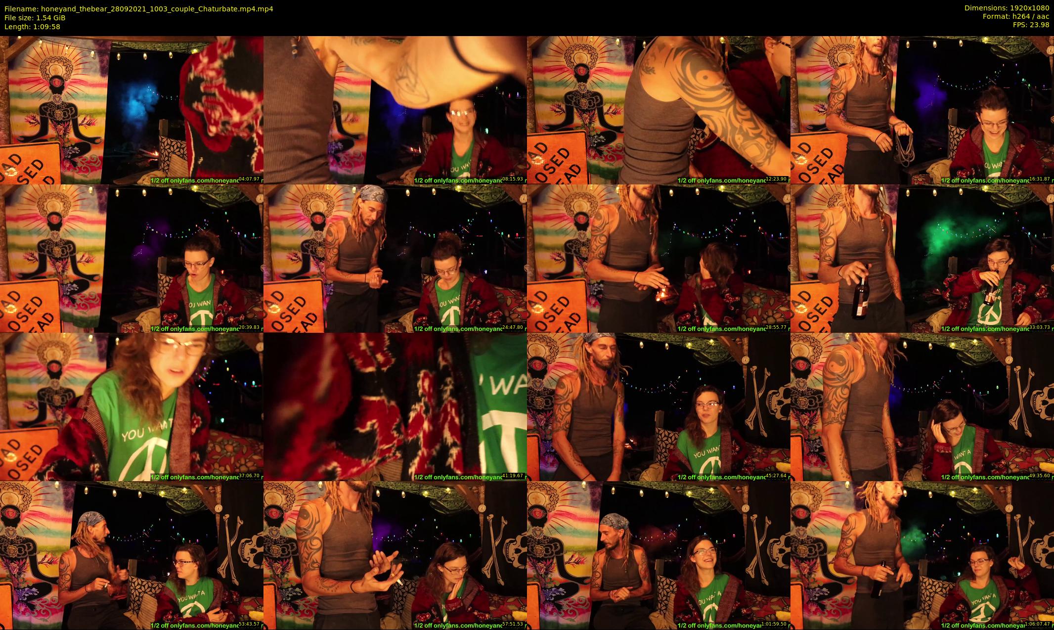 honeyand_thebear — 70 minute Chaturbate couple cam show recording, 1080p, Sep 28, 2021