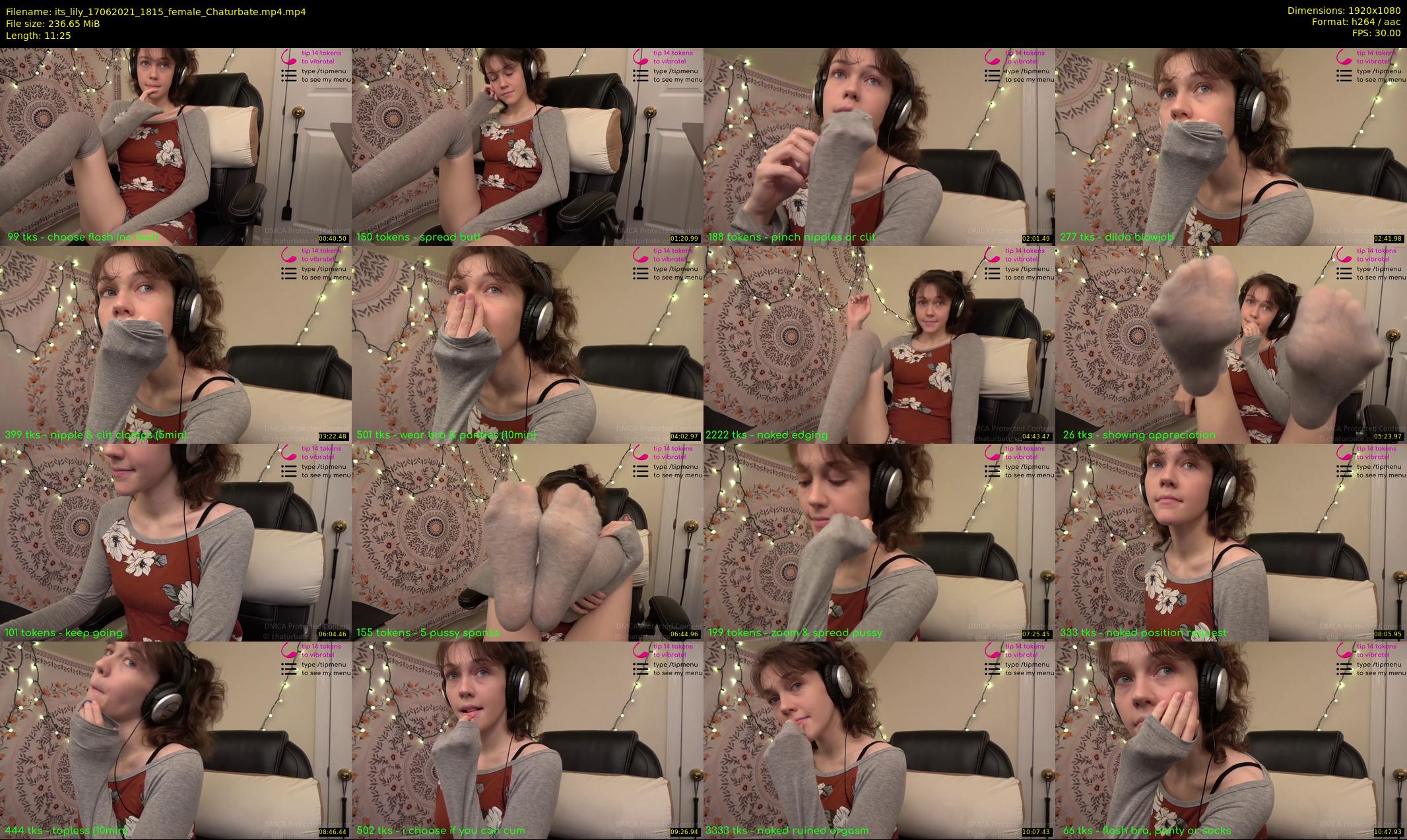 its_lily — 12 minute Chaturbate female cam show recording, 1080p, Jun 17, 2021
