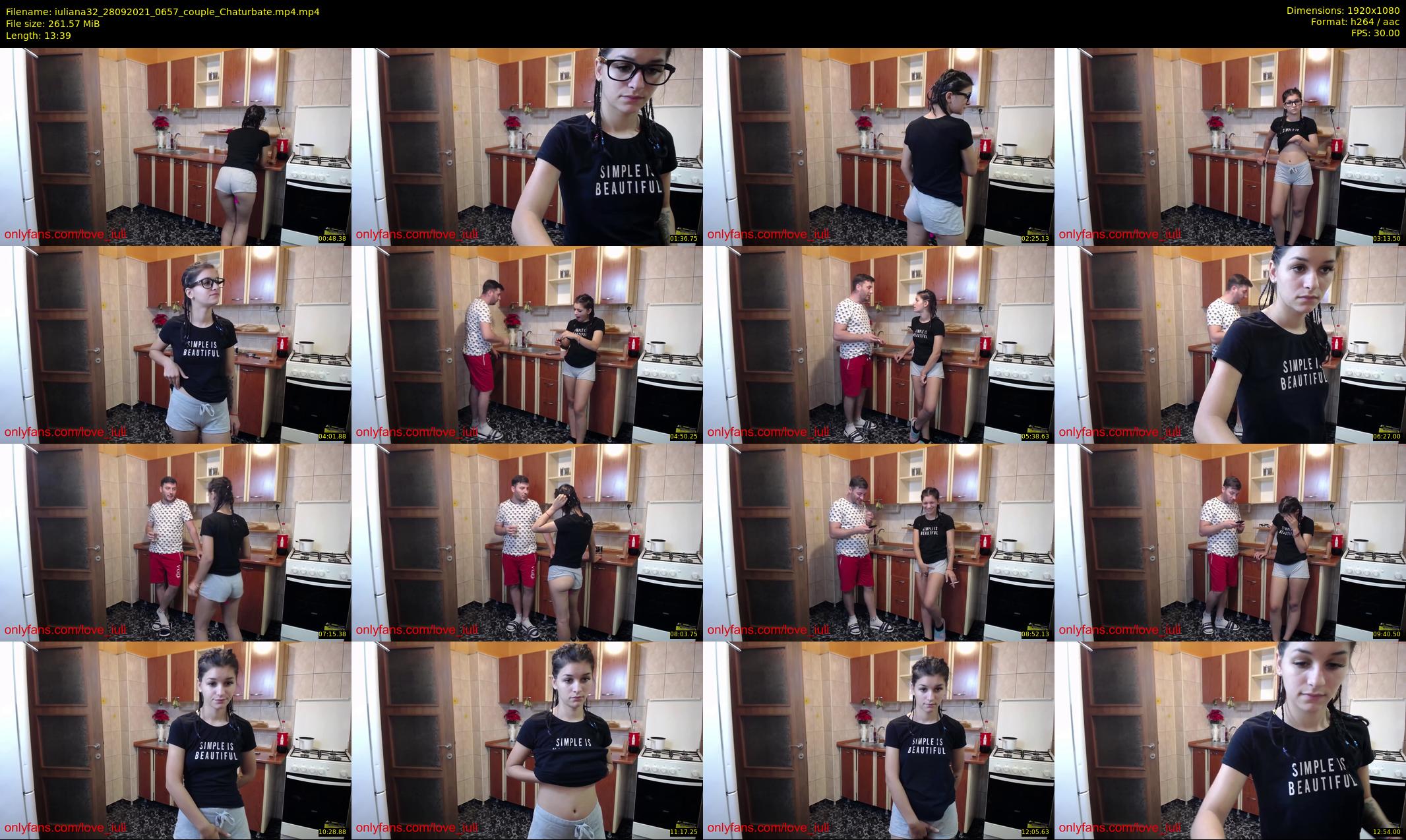 iuliana32 — 14 minute Chaturbate couple cam show recording, 1080p, Sep 28, 2021