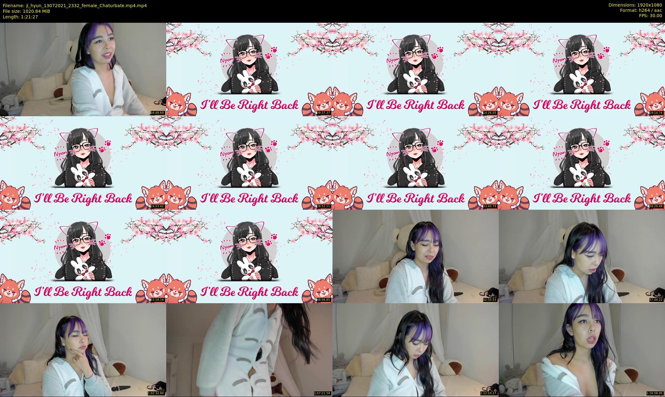 ji_hyun — 82 minute Chaturbate female cam show recording, 1080p, Jul 13, 2021