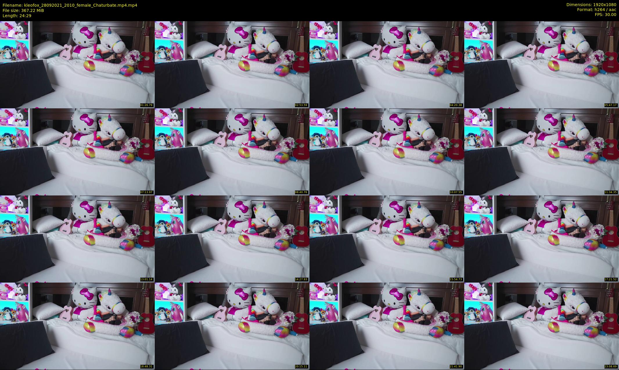 kleofox — 25 minute Chaturbate female cam show recording, 1080p, Sep 28, 2021