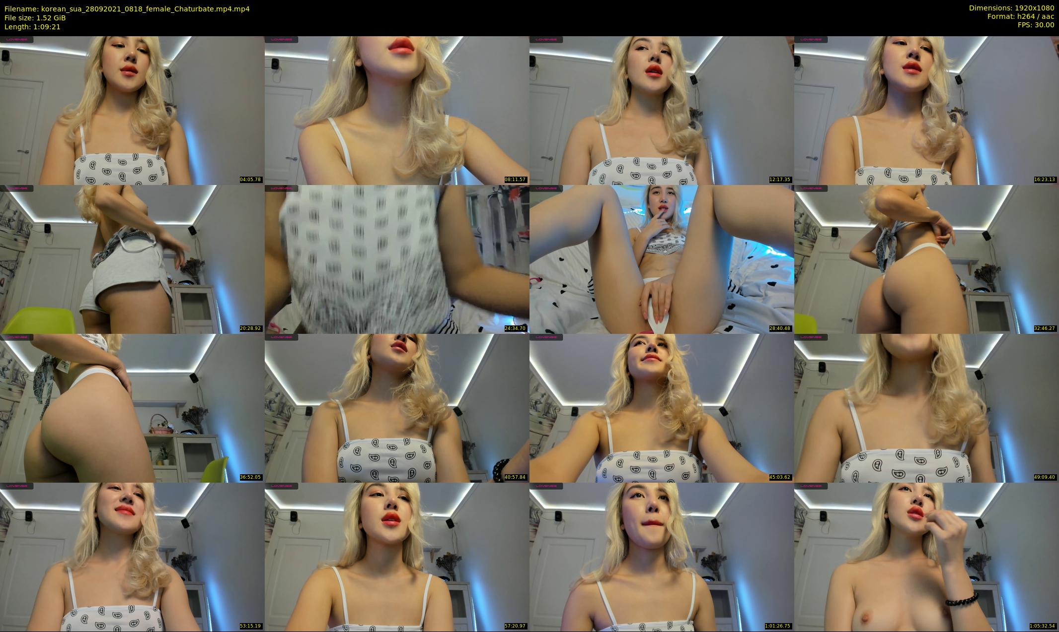 korean_sua — 70 minute Chaturbate female cam show recording, 1080p, Sep 28, 2021