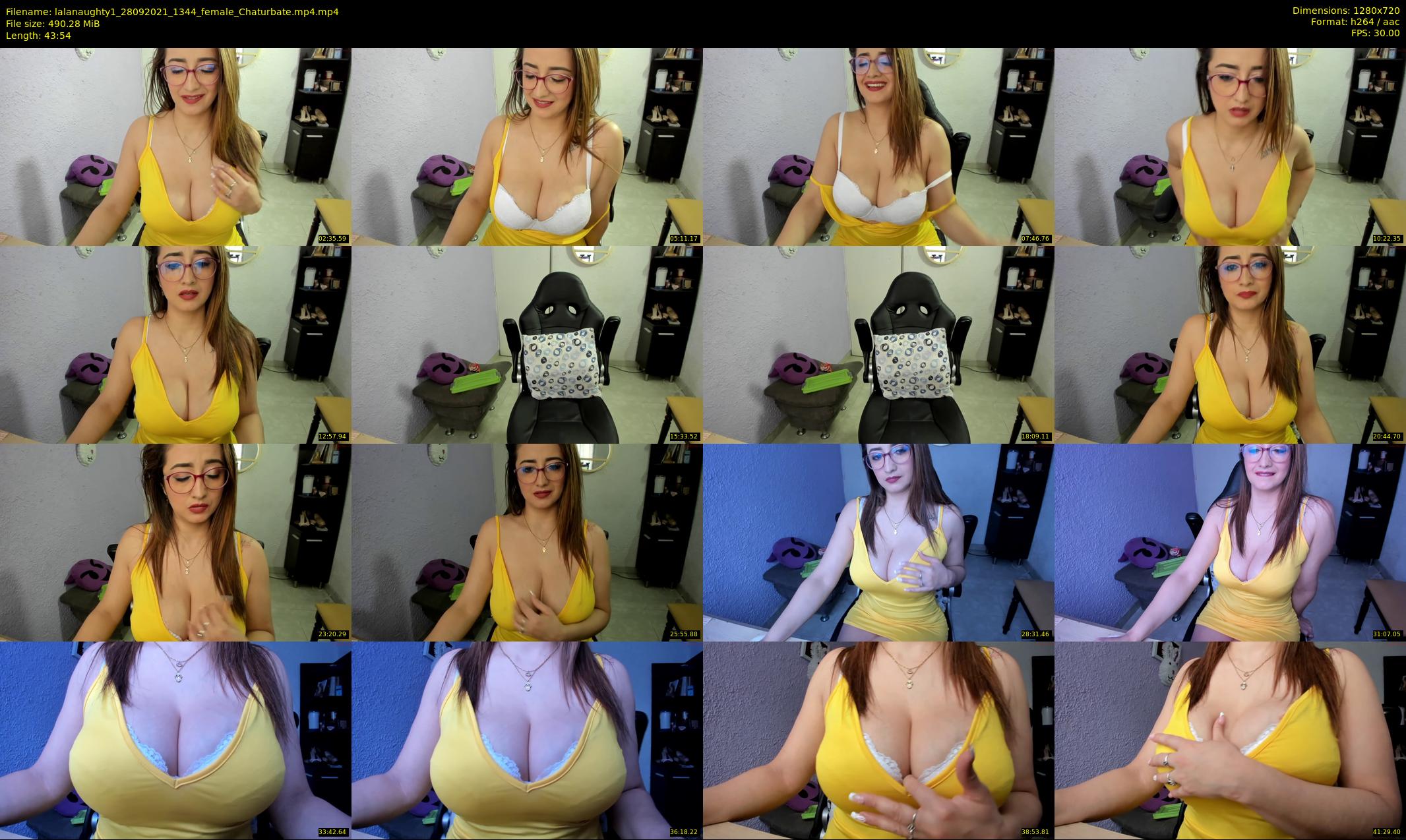 lalanaughty1 — 44 minute Chaturbate female cam show recording, 720p, Sep 28, 2021