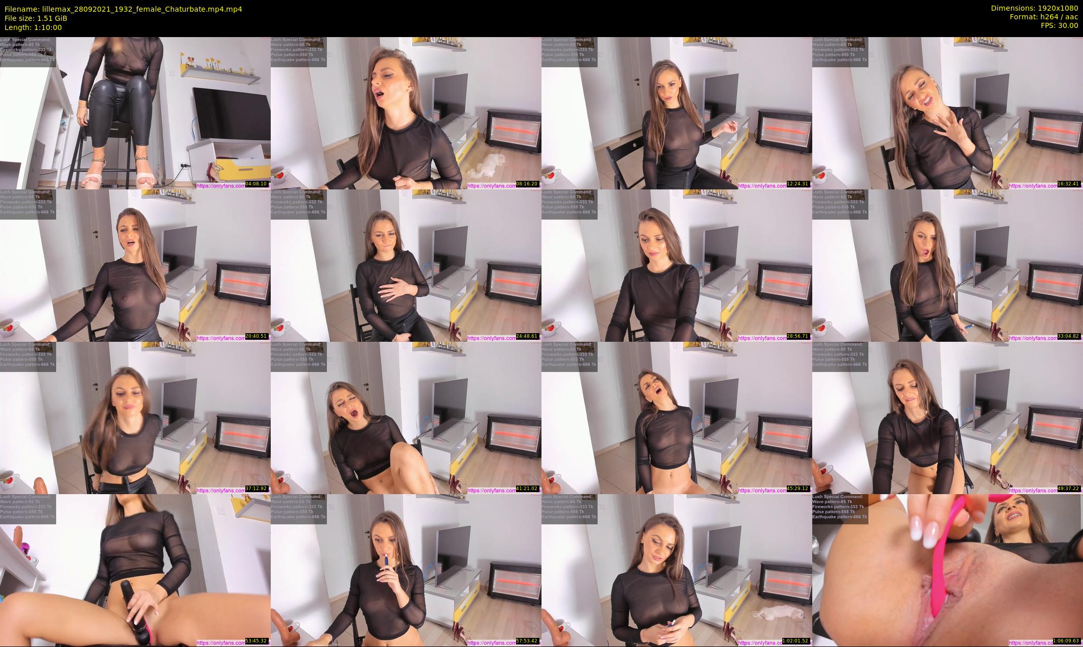lillemax — 70 minute Chaturbate female cam show recording, 1080p, Sep 28, 2021