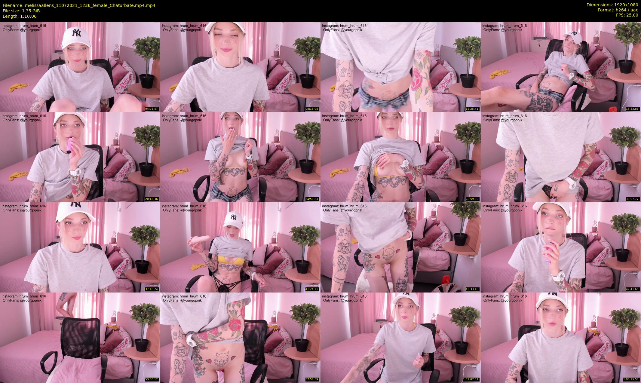 melissaallens — 71 minute Chaturbate female cam show recording, 1080p, Jul 11, 2021