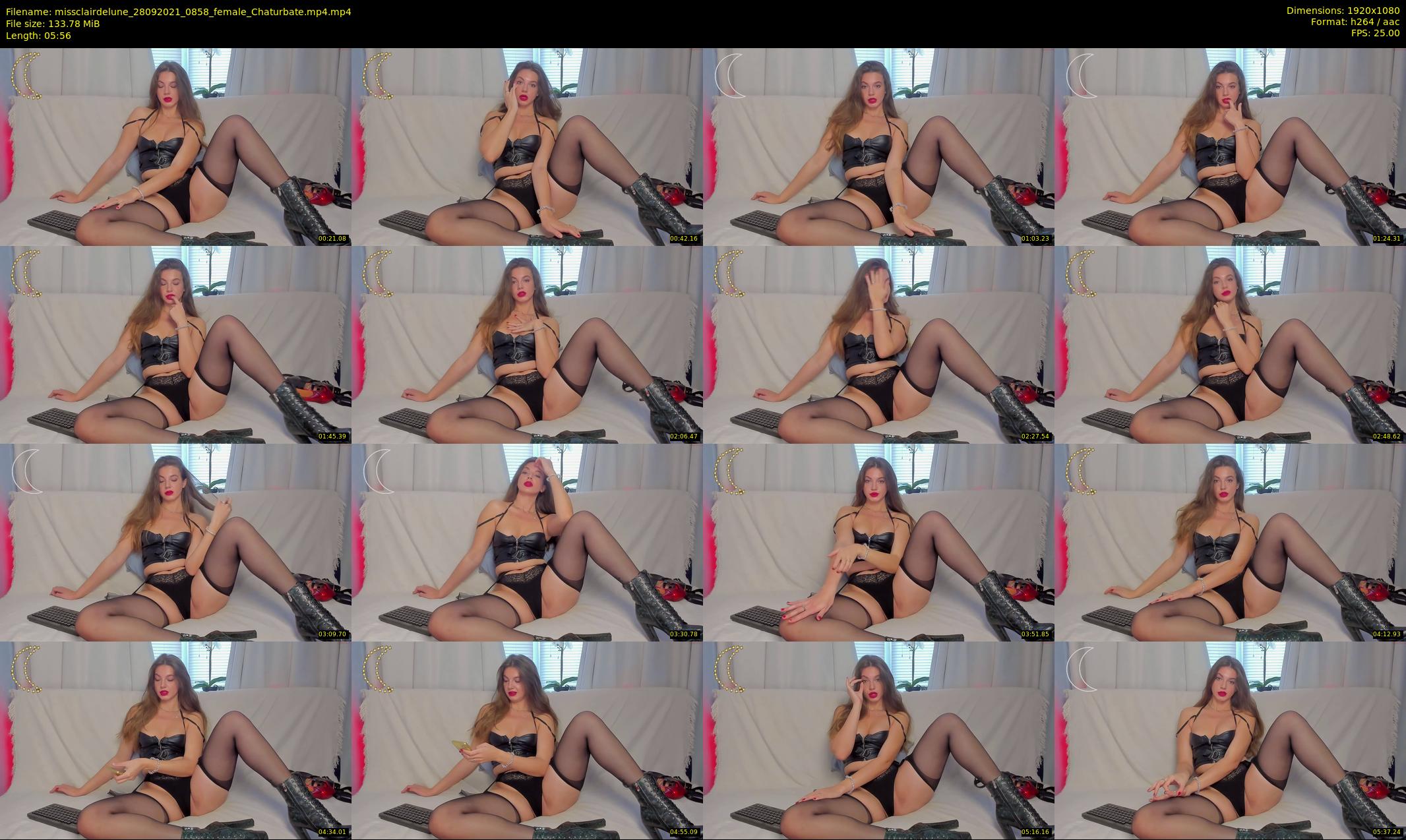 missclairdelune — 6 minute Chaturbate female cam show recording, 1080p, Sep 28, 2021