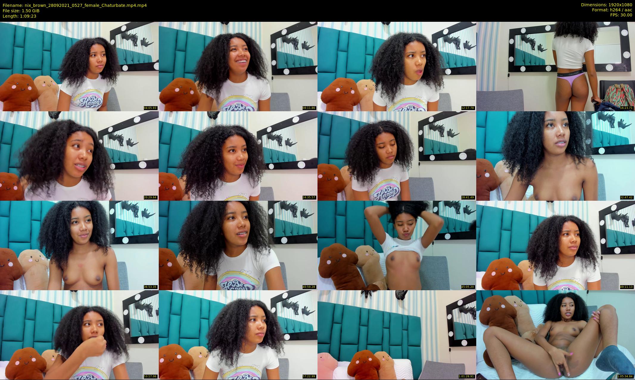 nix_brown — 70 minute Chaturbate female cam show recording, 1080p, Sep 28, 2021