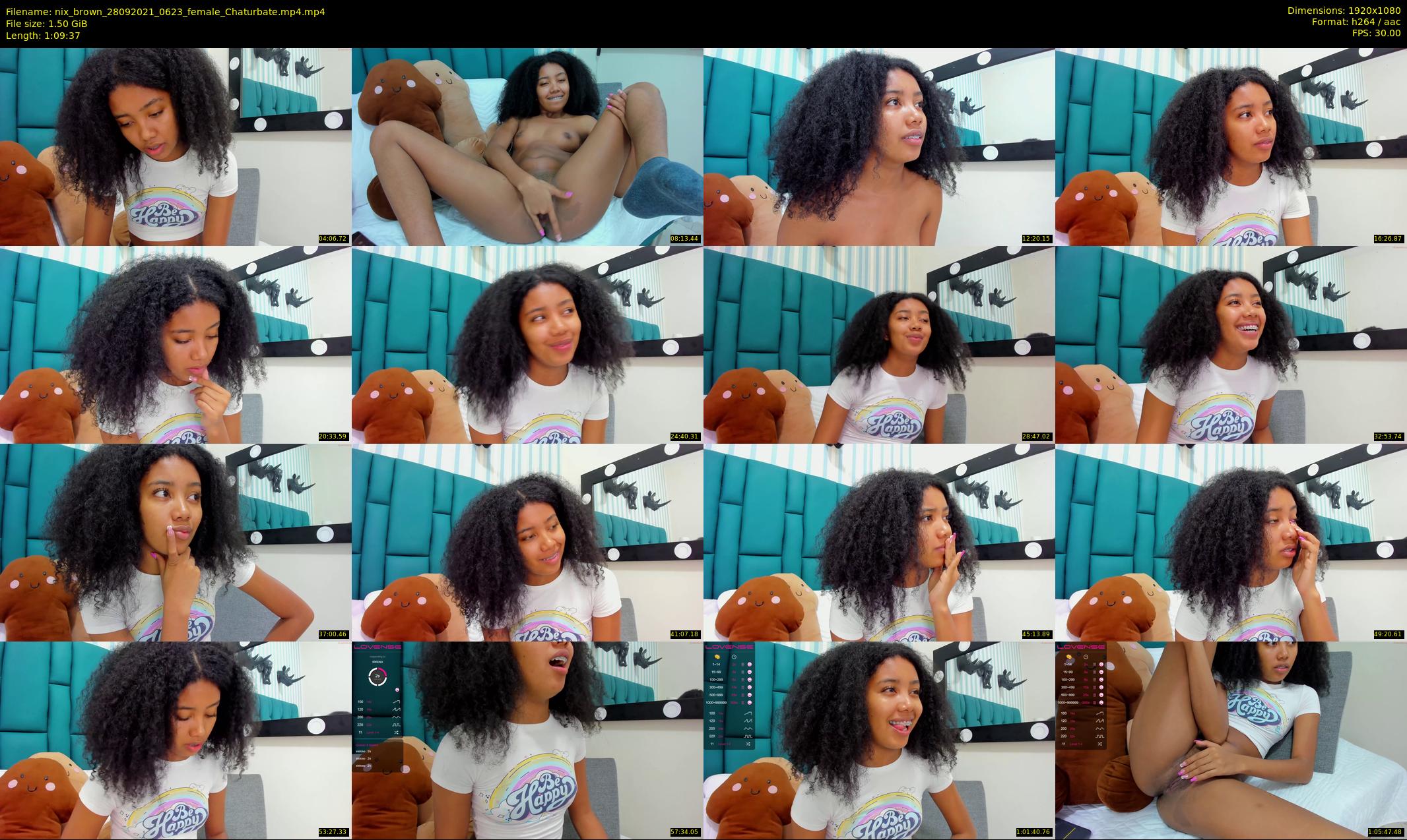 nix_brown — 70 minute Chaturbate female cam show recording, 1080p, Sep 28, 2021