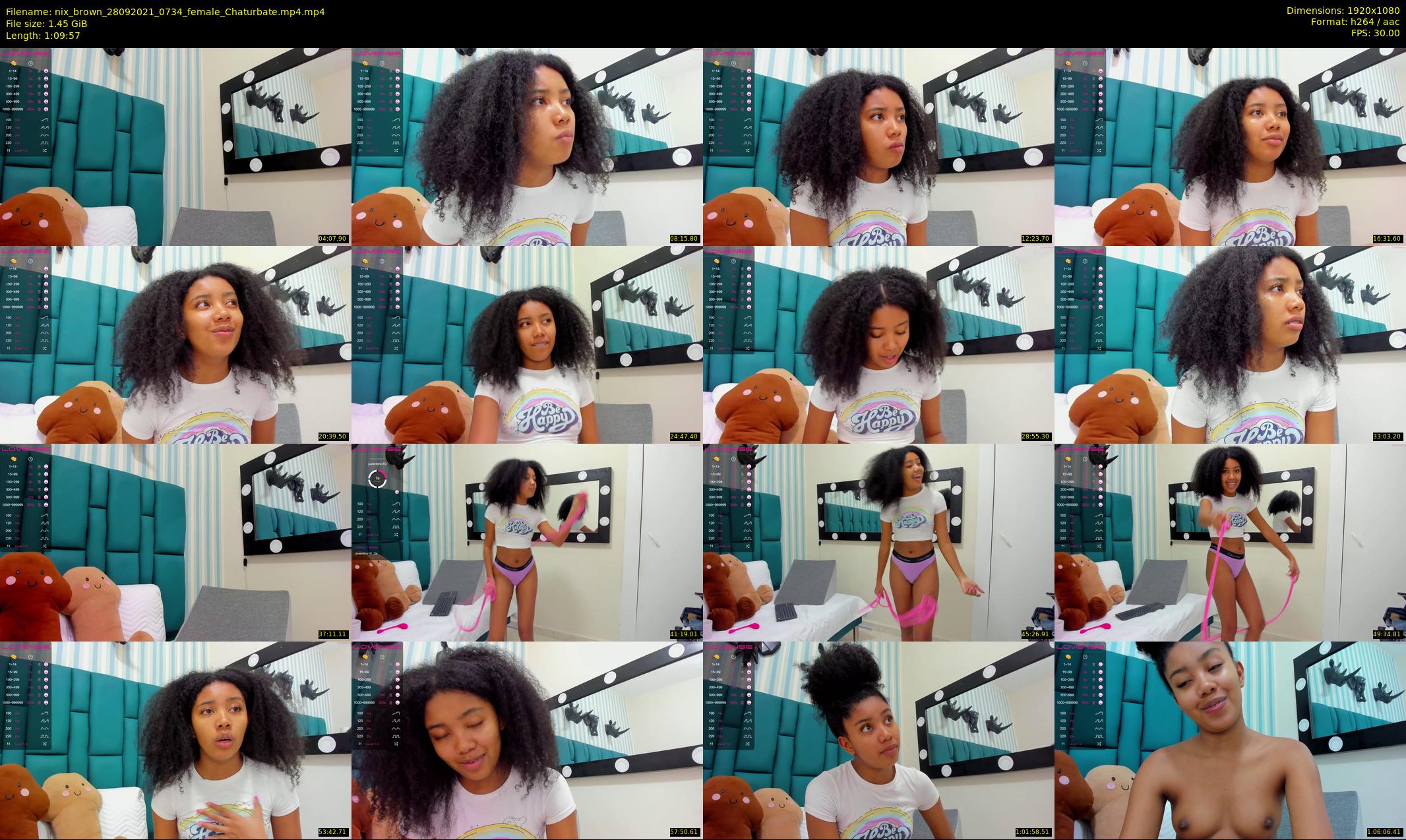 nix_brown — 70 minute Chaturbate female cam show recording, 1080p, Sep 28, 2021