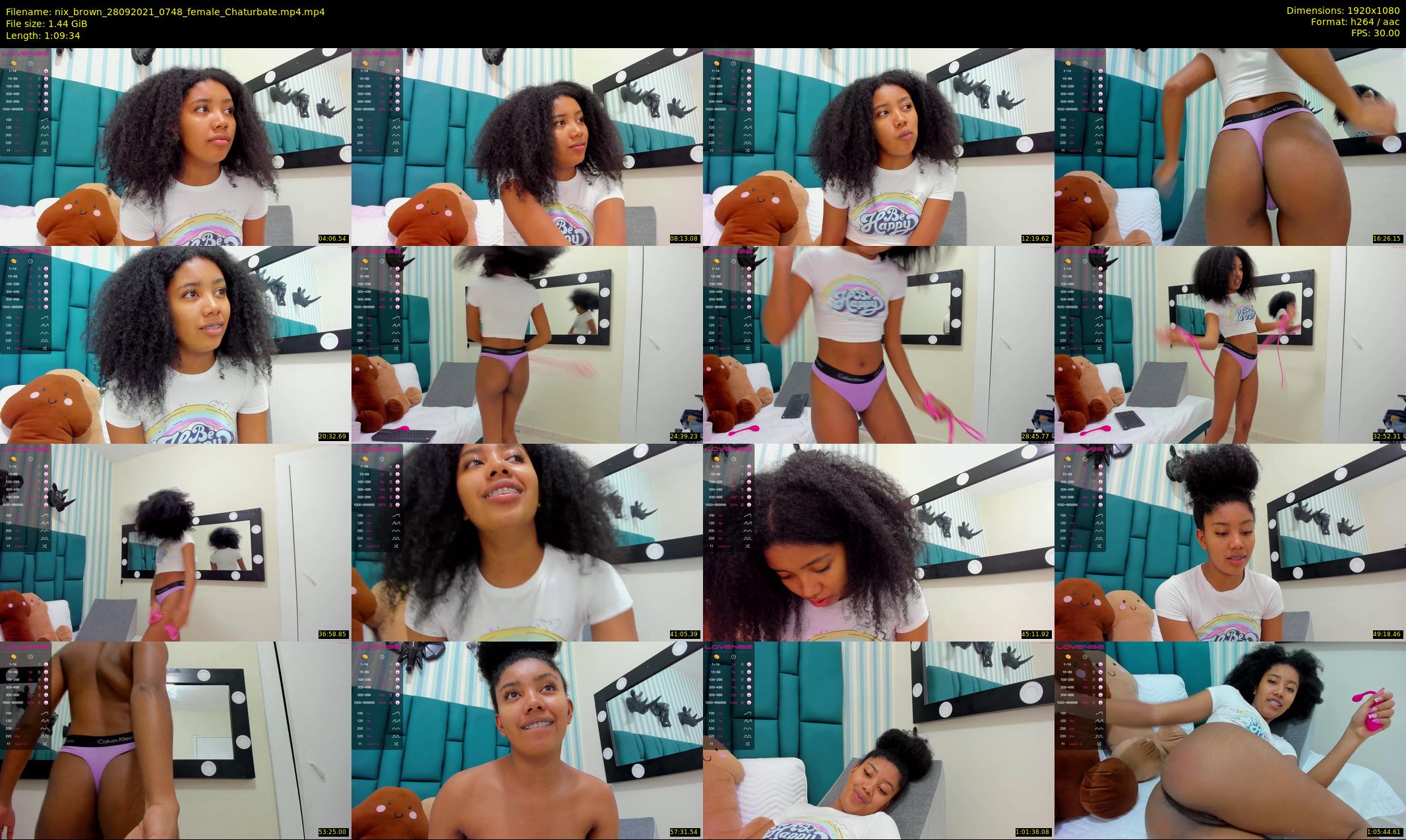 nix_brown — 70 minute Chaturbate female cam show recording, 1080p, Sep 28, 2021