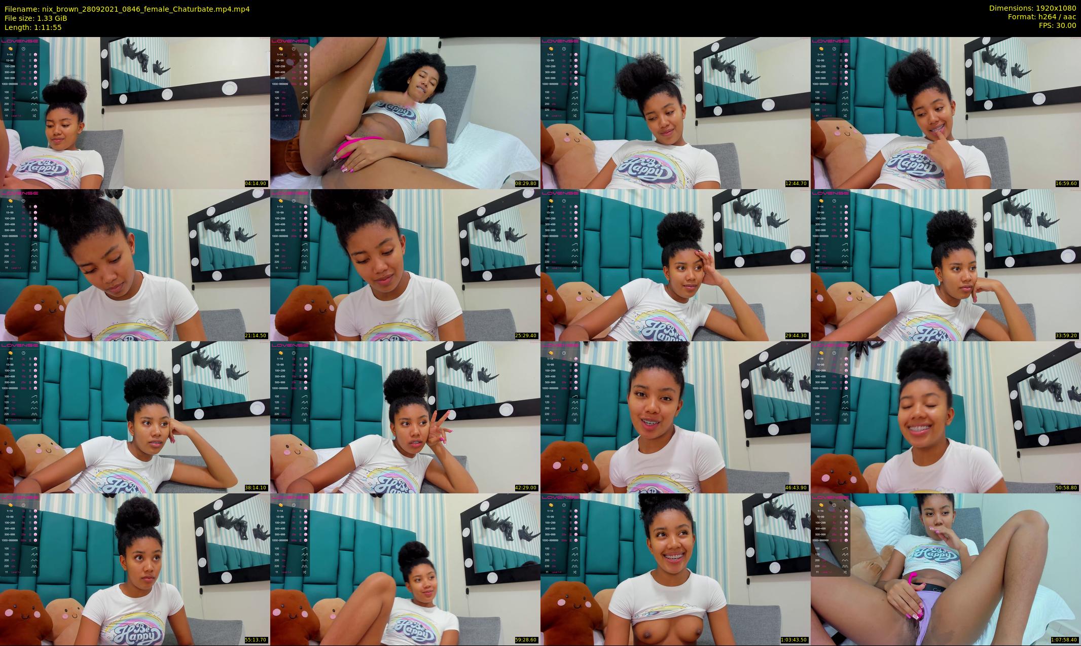 nix_brown — 72 minute Chaturbate female cam show recording, 1080p, Sep 28, 2021