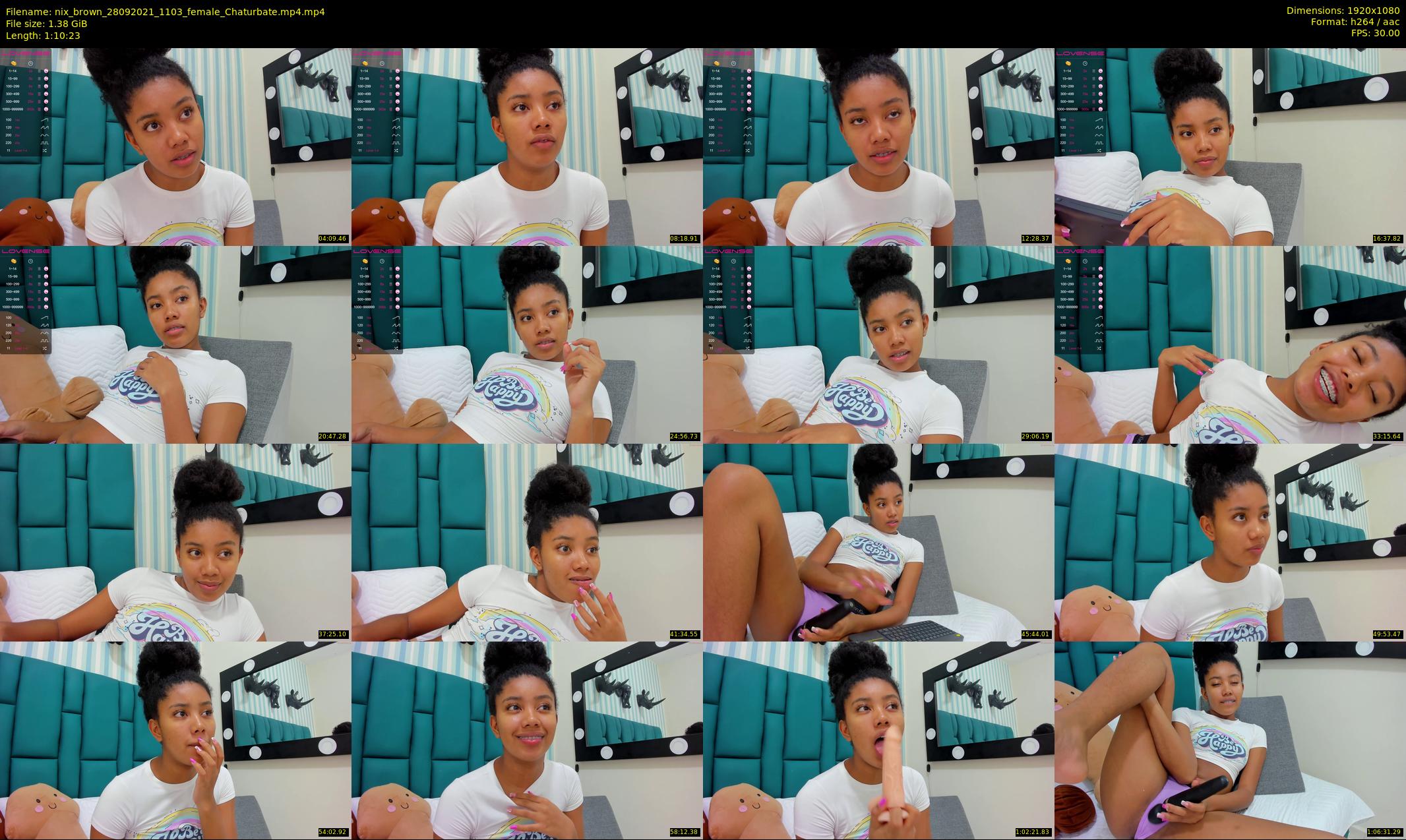 nix_brown — 71 minute Chaturbate female cam show recording, 1080p, Sep 28, 2021