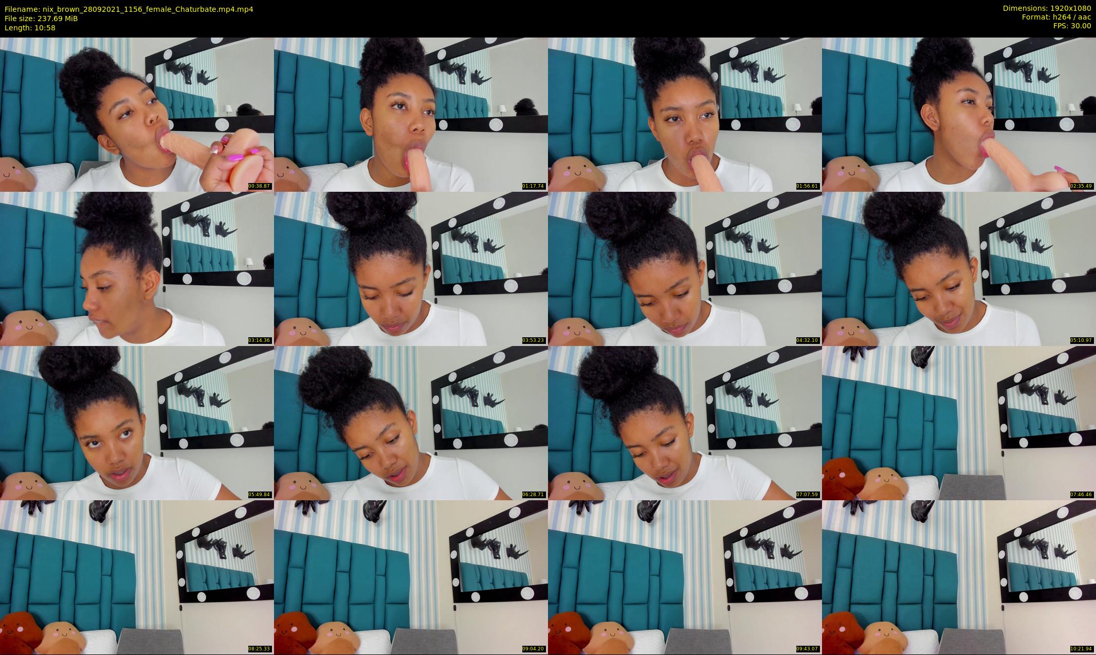 nix_brown — 11 minute Chaturbate female cam show recording, 1080p, Sep 28, 2021