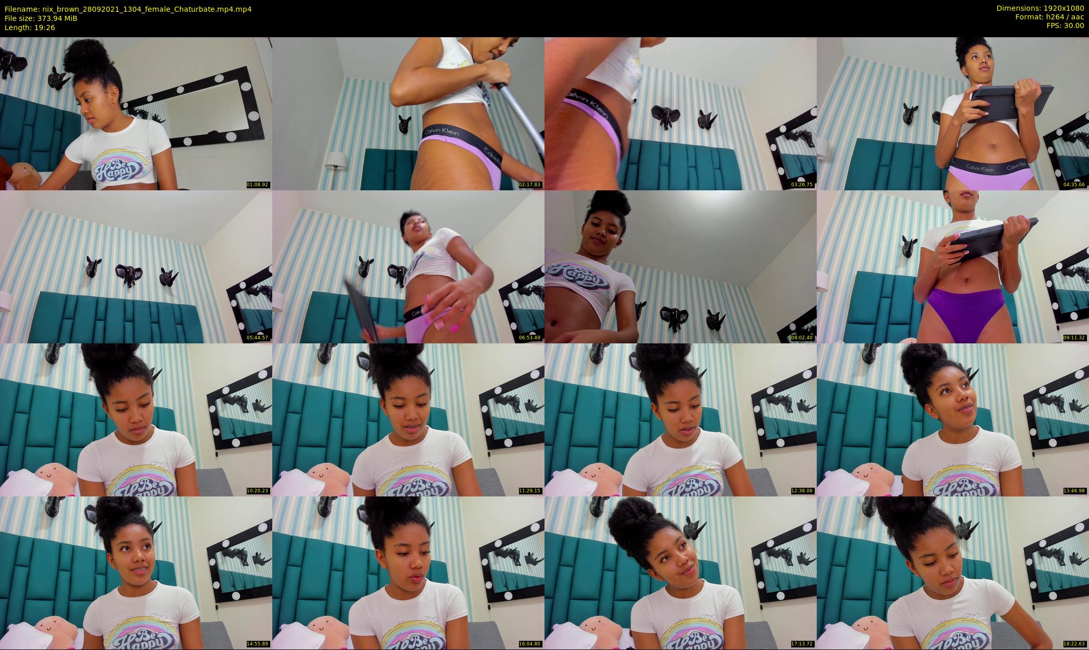 nix_brown — 20 minute Chaturbate female cam show recording, 1080p, Sep 28, 2021