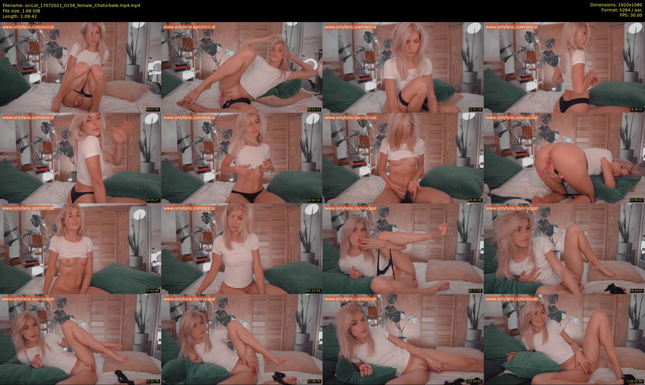 ocicat — 70 minute Chaturbate female cam show recording, 1080p, Jul 17, 2021