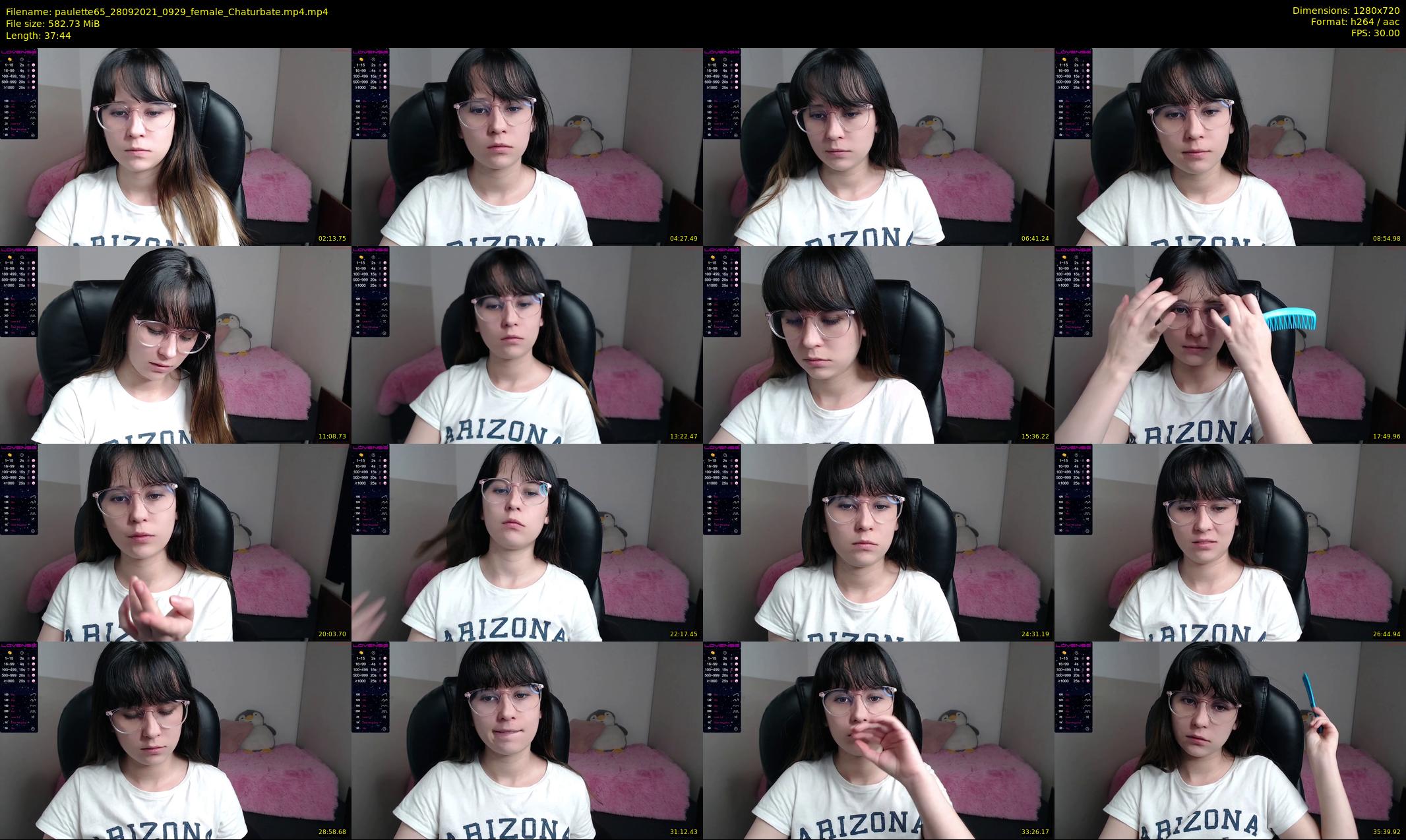 paulette65 — 38 minute Chaturbate female cam show recording, 720p, Sep 28, 2021