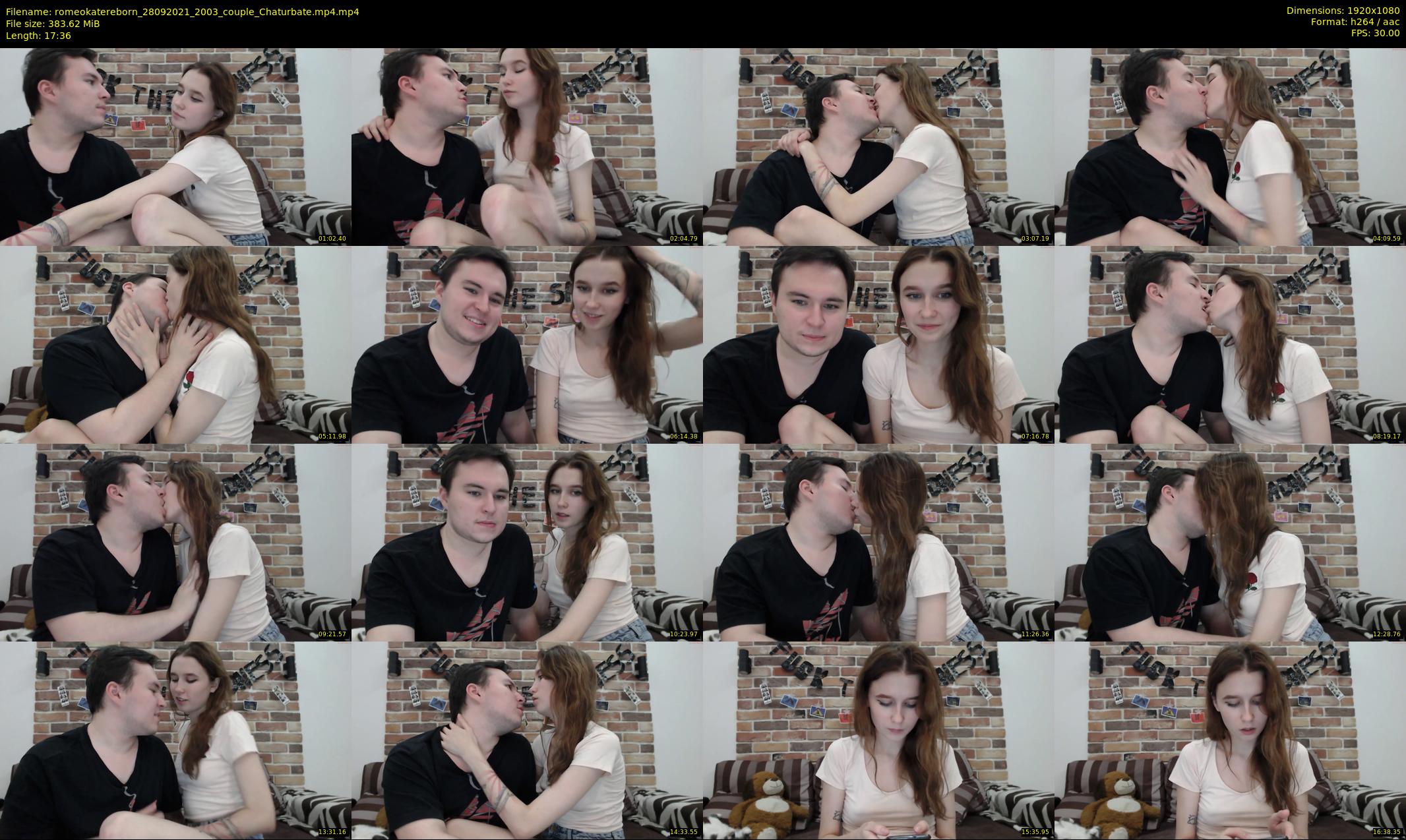 romeokatereborn — 18 minute Chaturbate couple cam show recording, 1080p, Sep 28, 2021