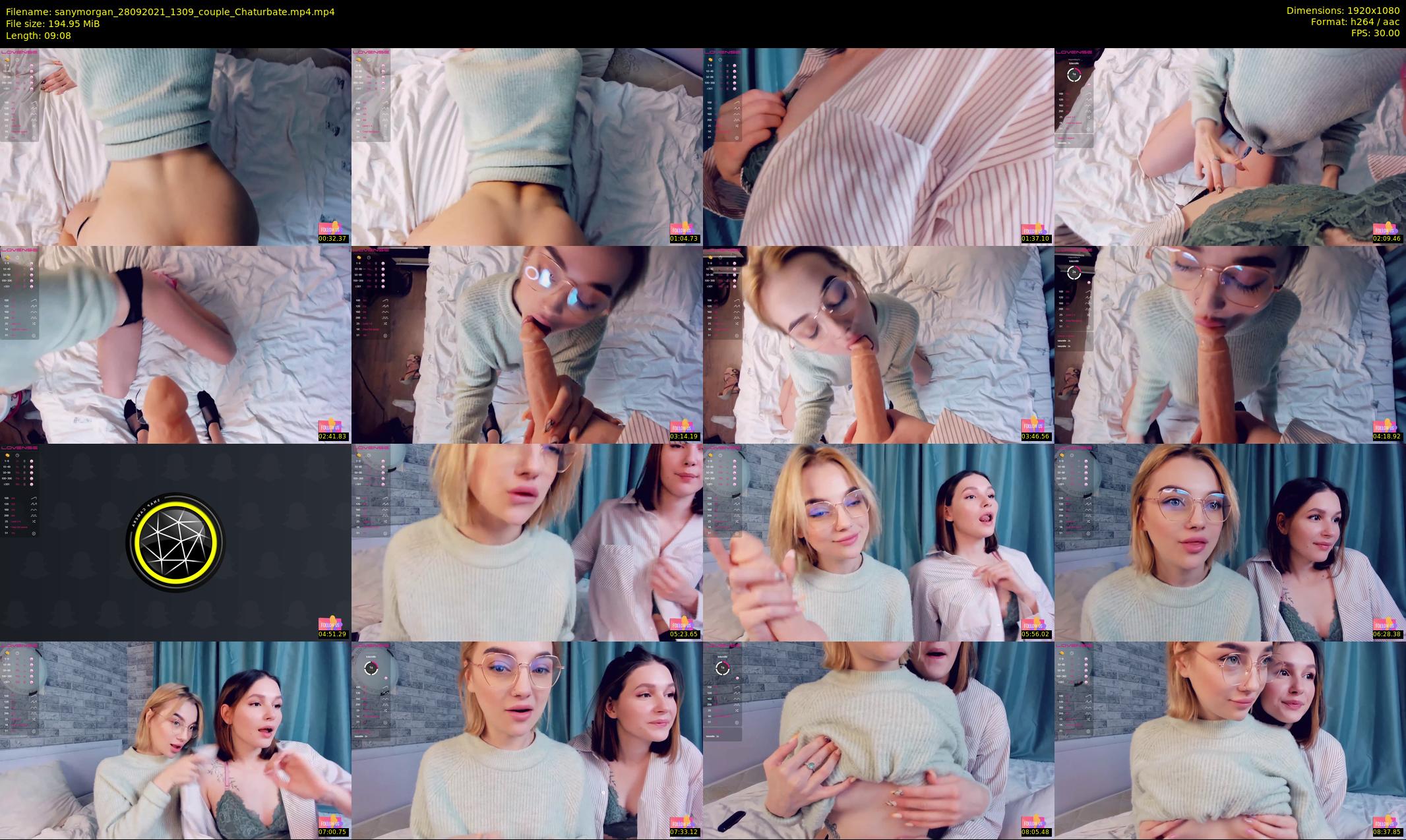 sanymorgan — 10 minute Chaturbate couple cam show recording, 1080p, Sep 28, 2021