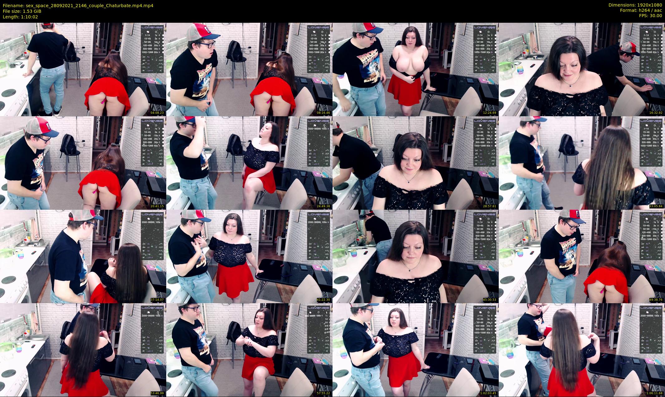 sex_space — 71 minute Chaturbate couple cam show recording, 1080p, Sep 28, 2021