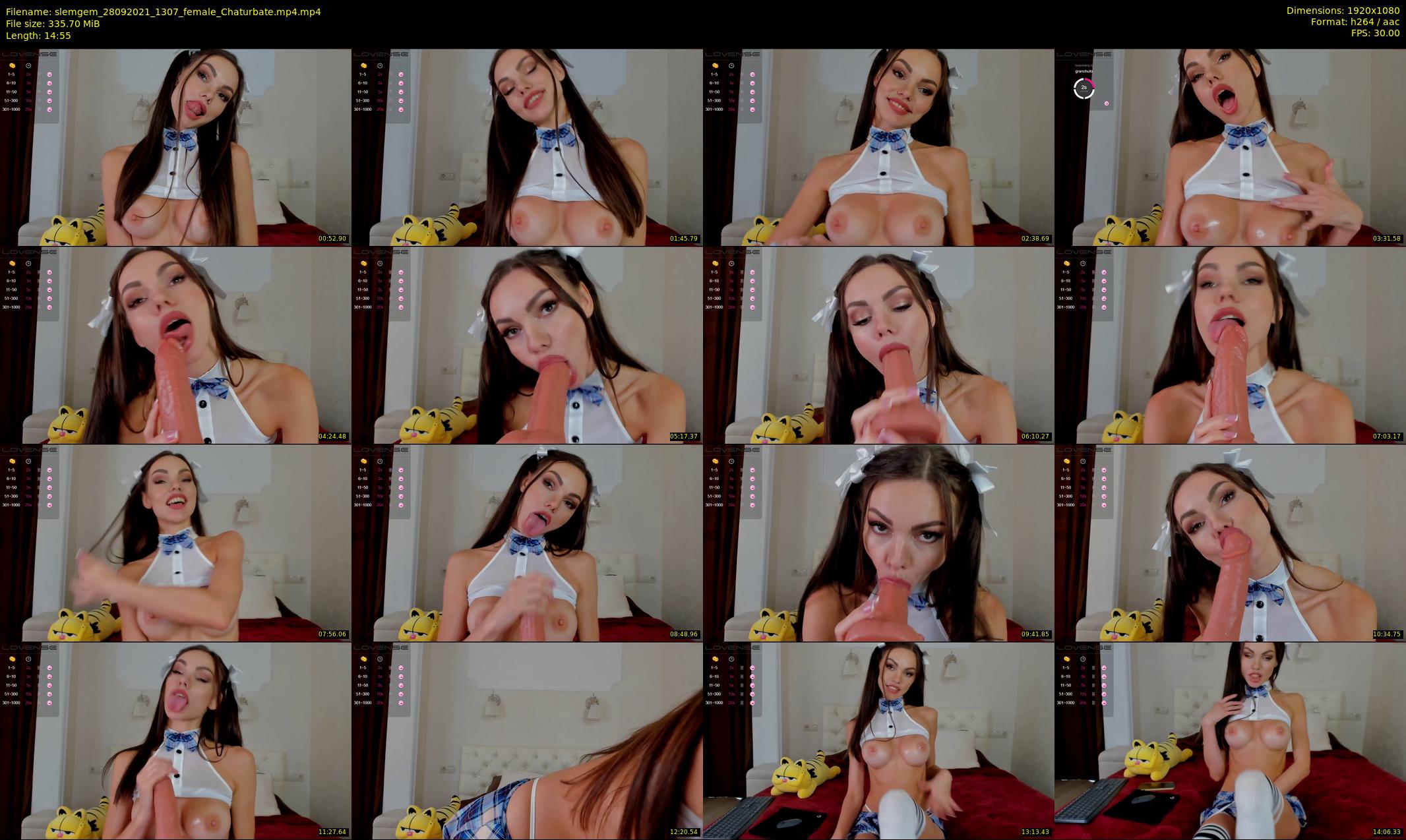 slemgem — 15 minute Chaturbate couple cam show recording, 1080p, Sep 28, 2021