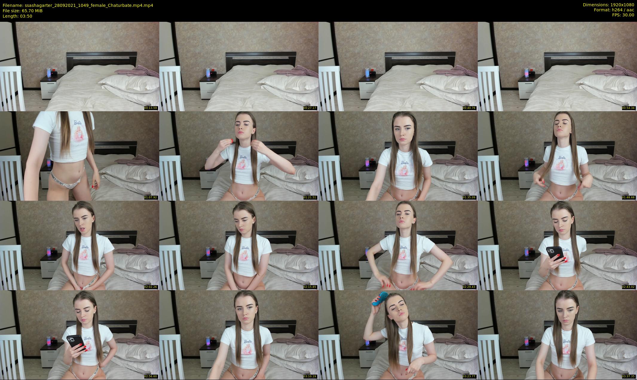 ssashagarter — 4 minute Chaturbate female cam show recording, 1080p, Sep 28, 2021