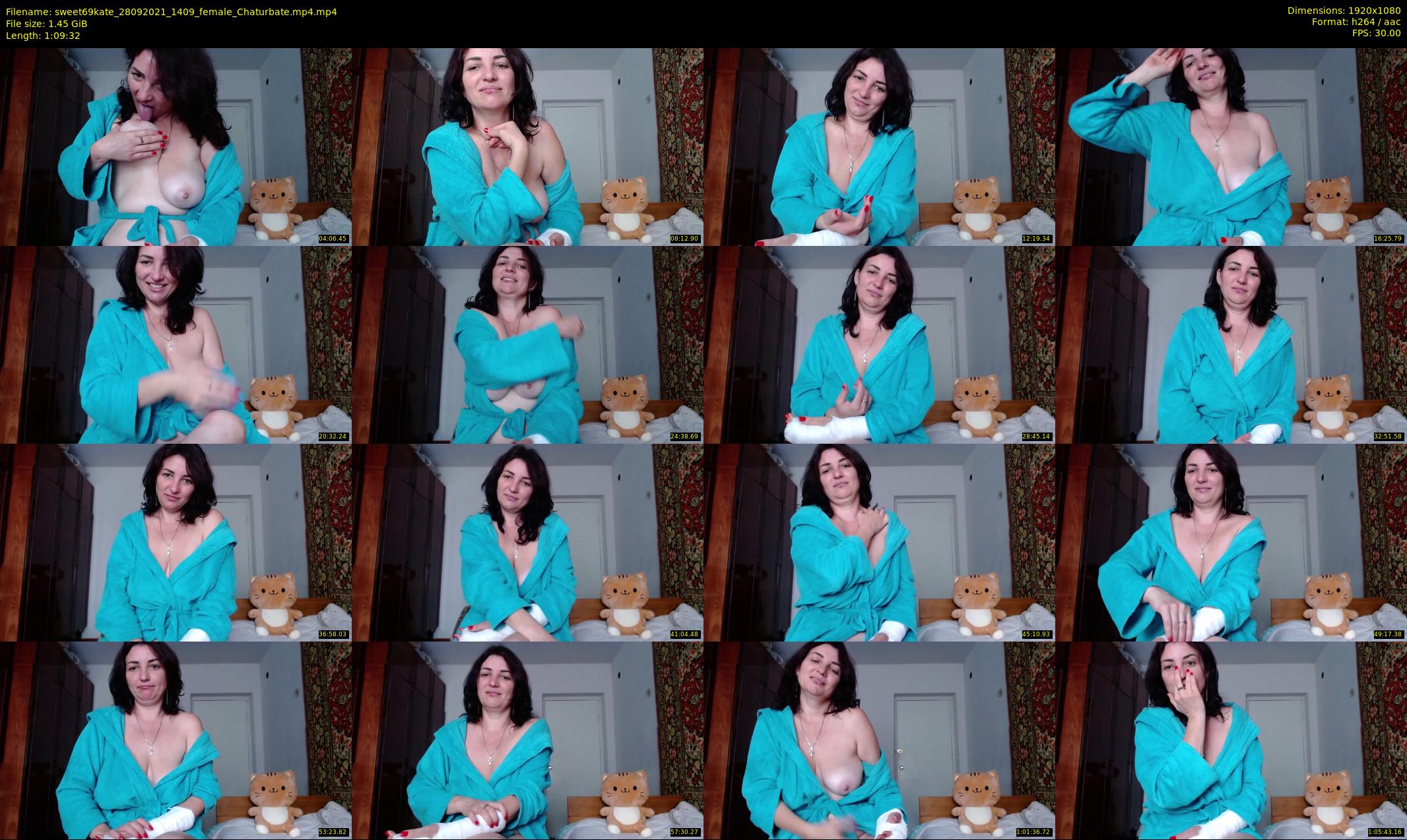 sweet69kate — 70 minute Chaturbate female cam show recording, 1080p, Sep 28, 2021