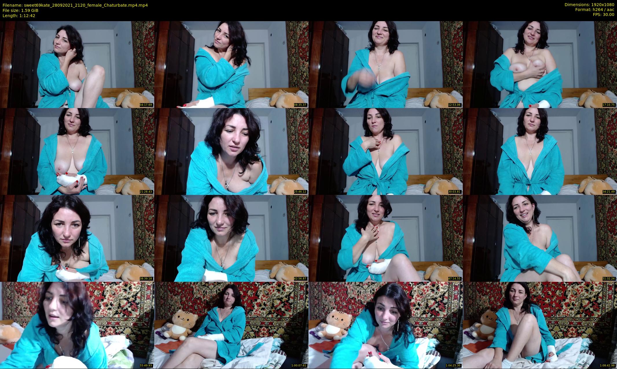 sweet69kate — 73 minute Chaturbate female cam show recording, 1080p, Sep 28, 2021