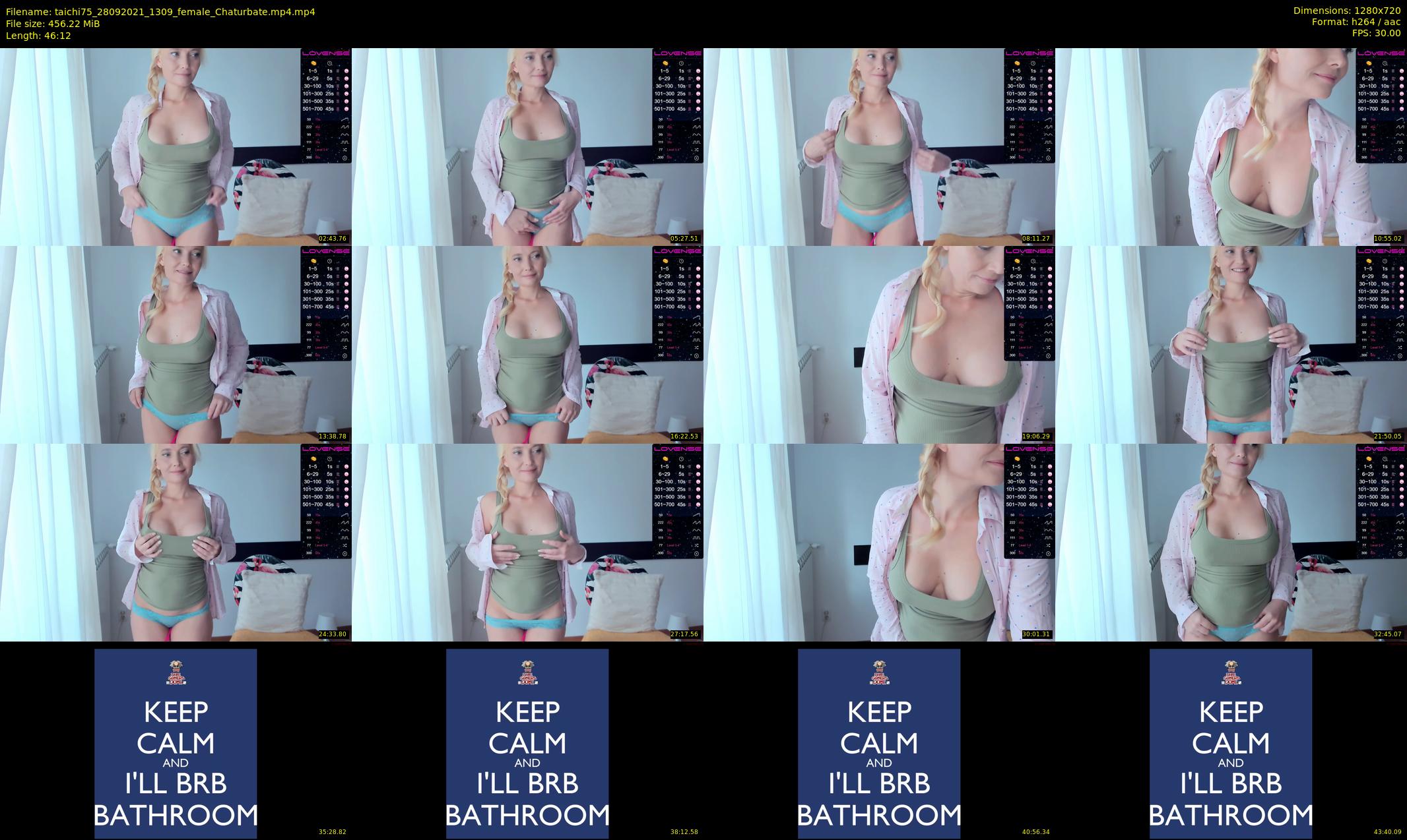 taichi75 — 47 minute Chaturbate female cam show recording, 720p, Sep 28, 2021