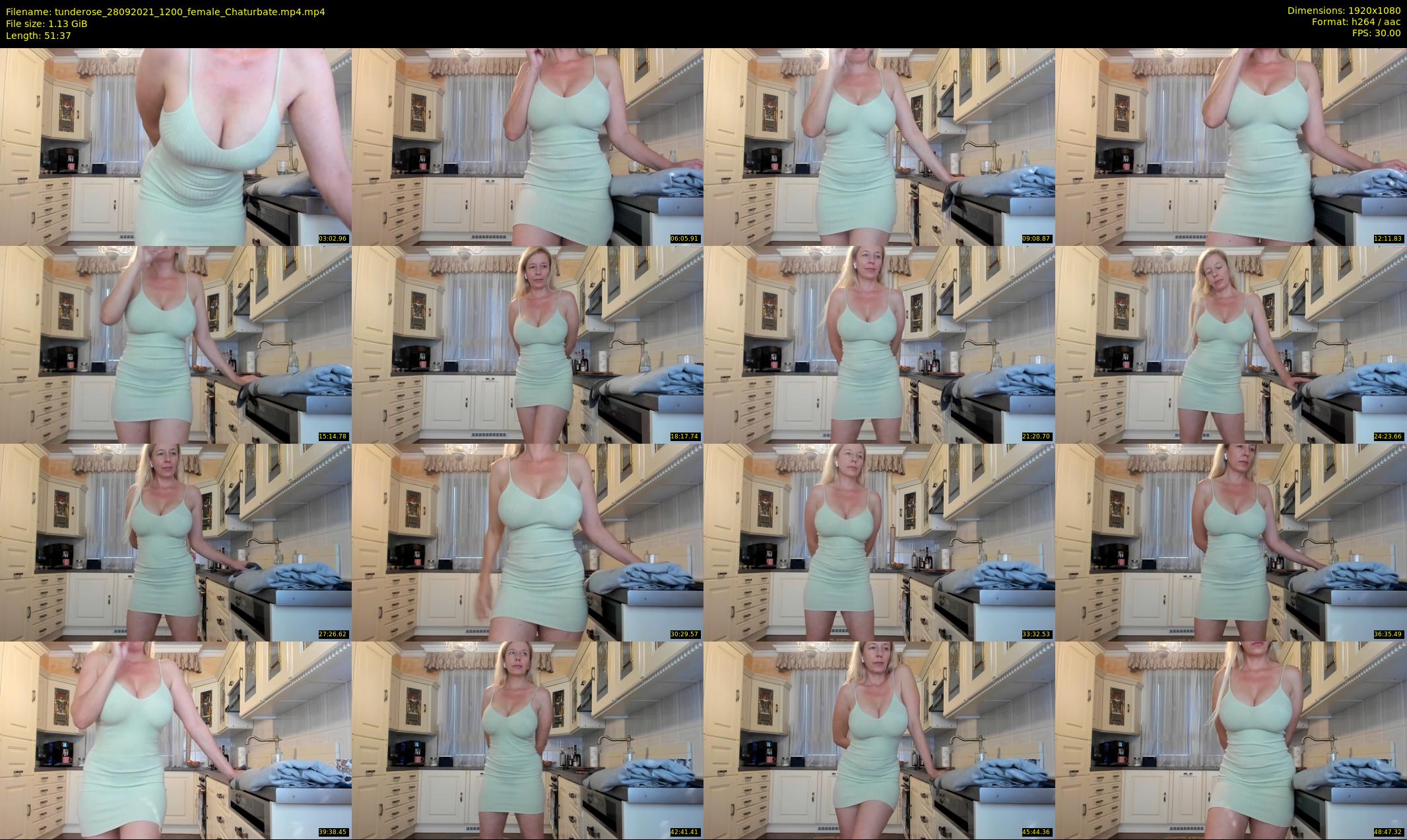 tunderose — 52 minute Chaturbate female cam show recording, 1080p, Sep 28, 2021