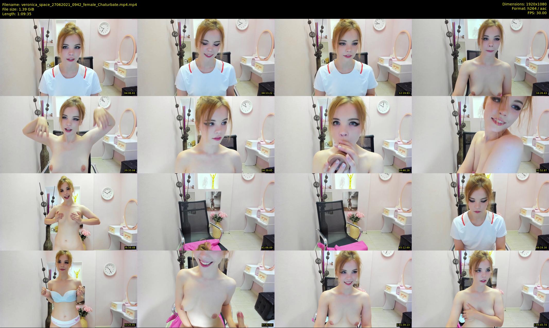 veronica_space — 70 minute Chaturbate female cam show recording, 1080p, Jun 27, 2021