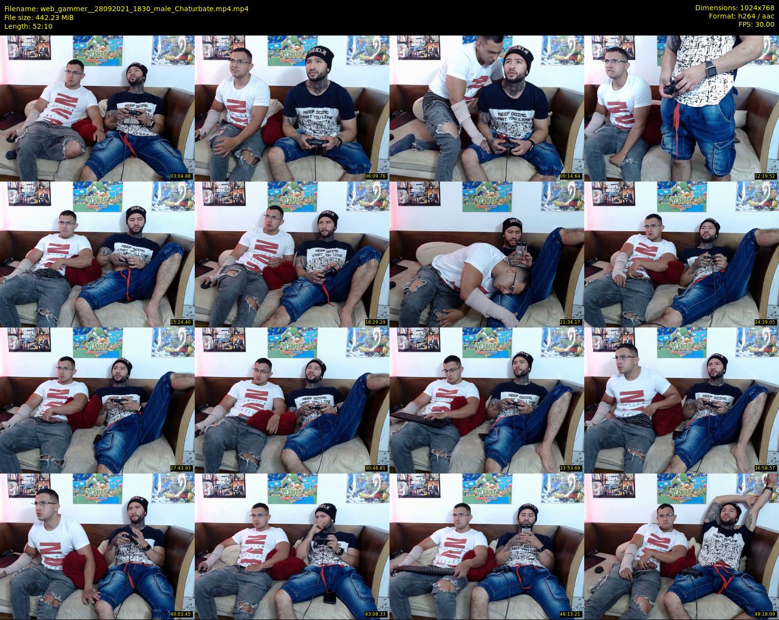 web_gammer_ — 53 minute Chaturbate male cam show recording, 720p, Sep 28, 2021