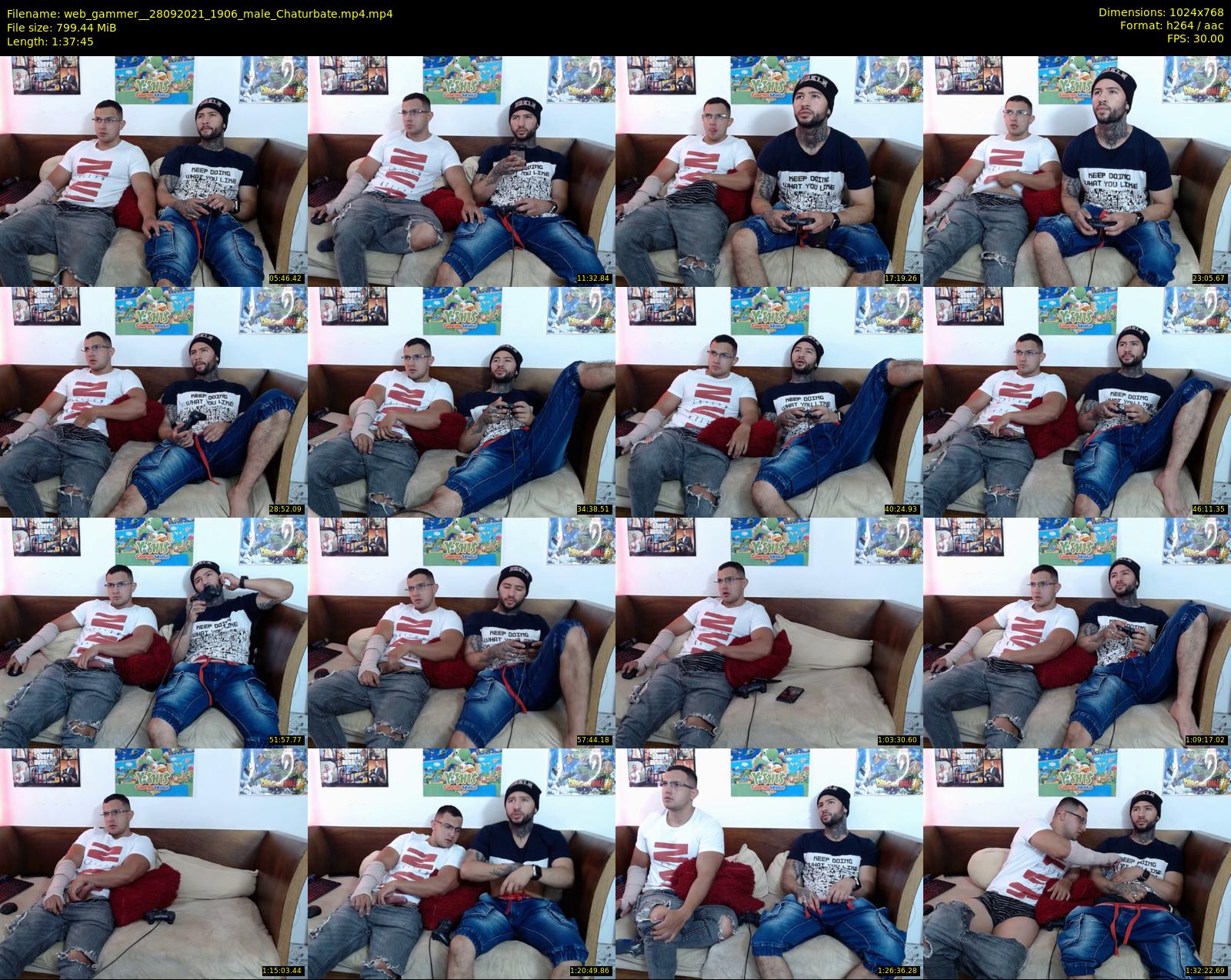 web_gammer_ — 98 minute Chaturbate male cam show recording, 720p, Sep 28, 2021