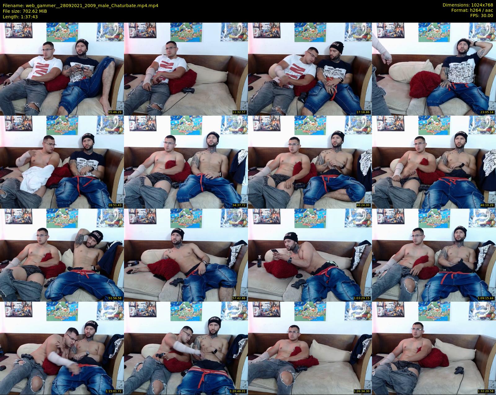 web_gammer_ — 98 minute Chaturbate male cam show recording, 720p, Sep 28, 2021