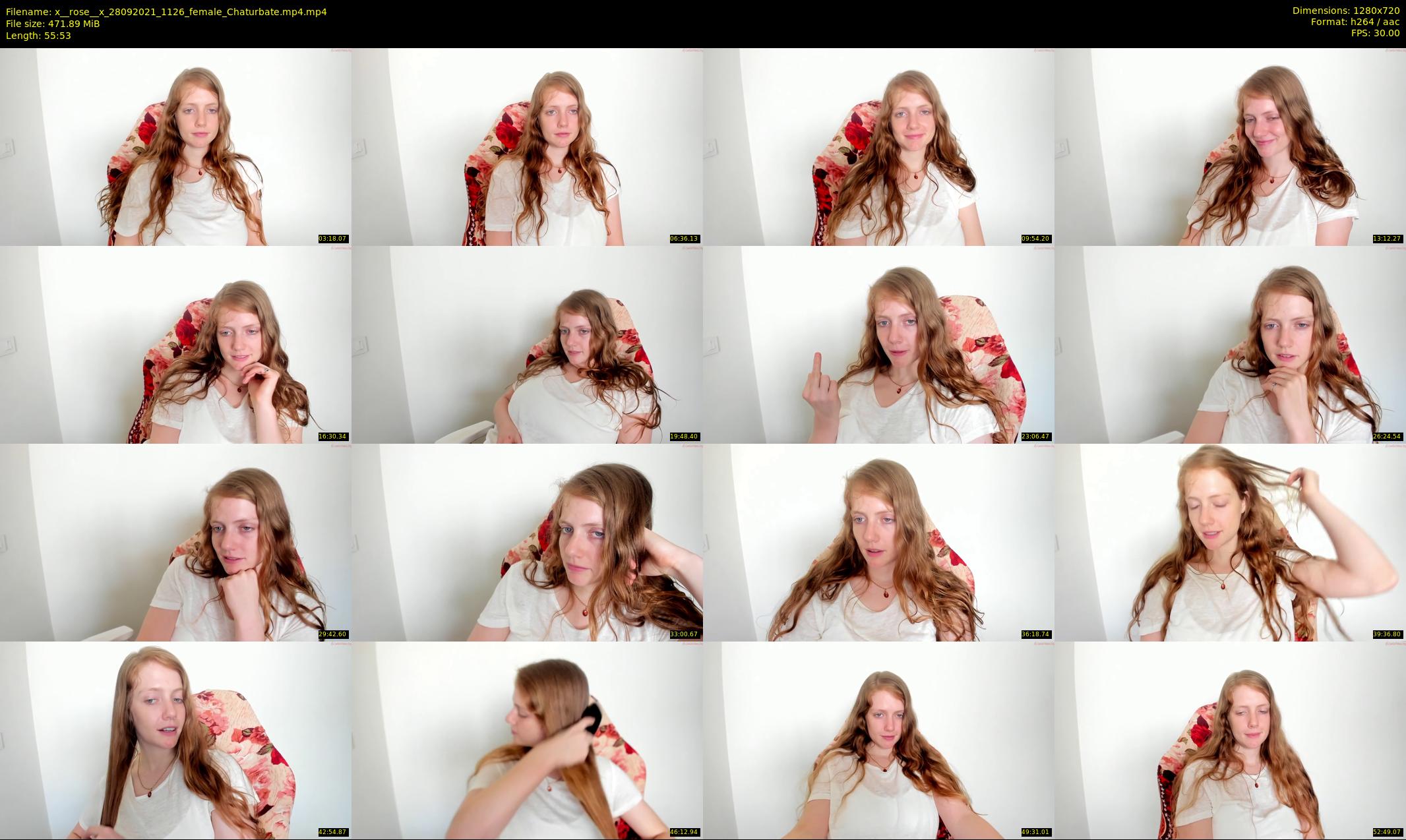 x__rose__x — 56 minute Chaturbate female cam show recording, 720p, Sep 28, 2021