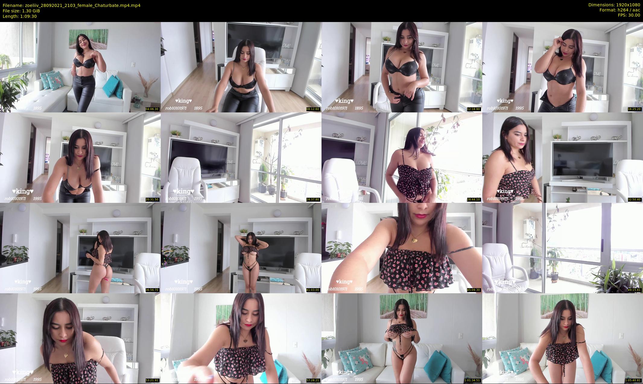 zoeliiv — 70 minute Chaturbate female cam show recording, 1080p, Sep 28, 2021