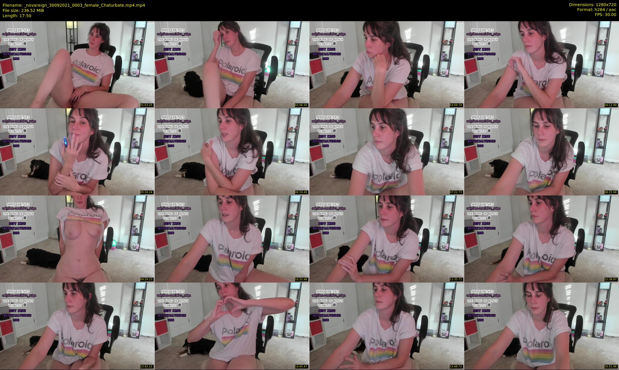 _novareign — 18 minute Chaturbate female cam show recording, 720p, Sep 30, 2021