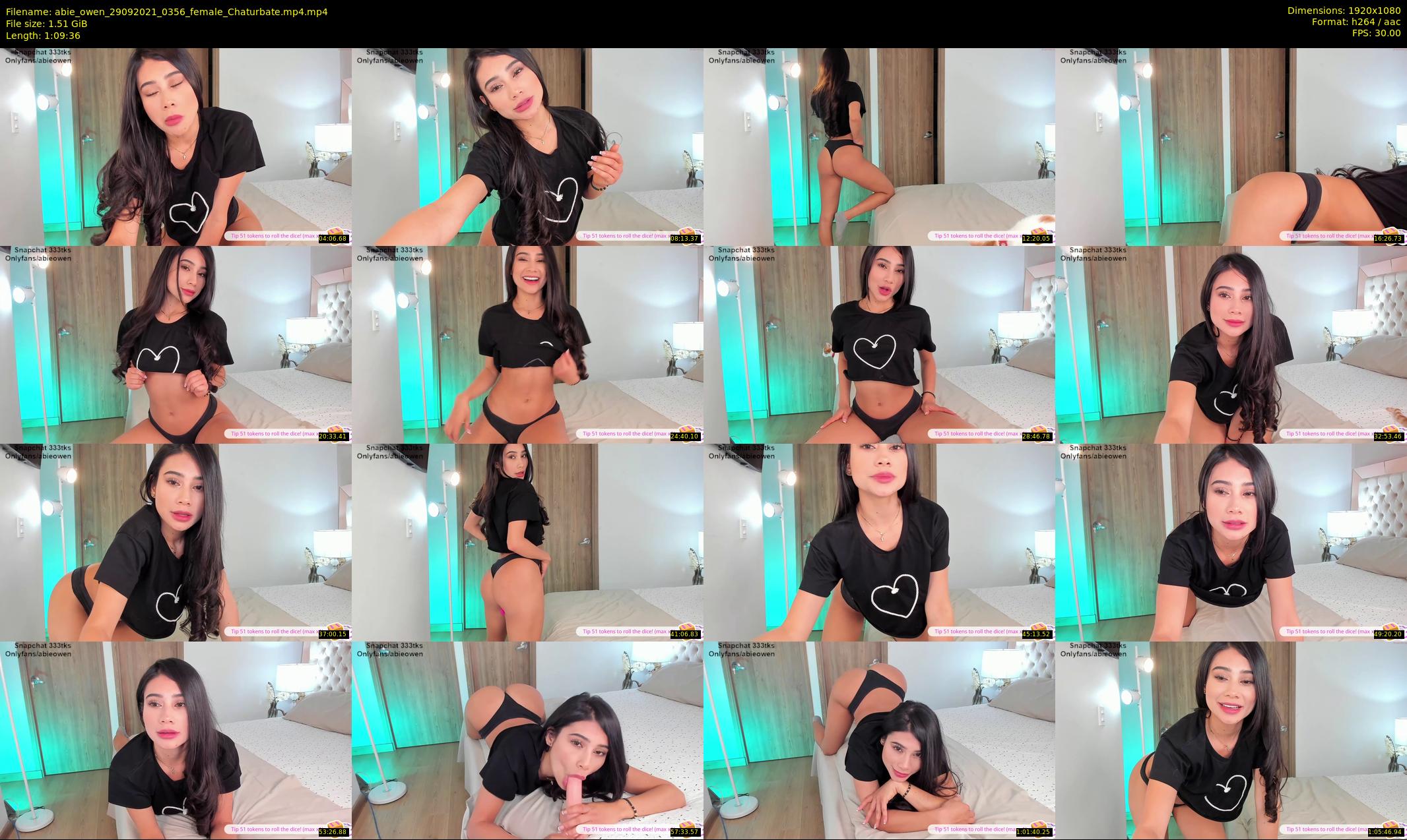 abie_owen — 70 minute Chaturbate female cam show recording, 1080p, Sep 29, 2021