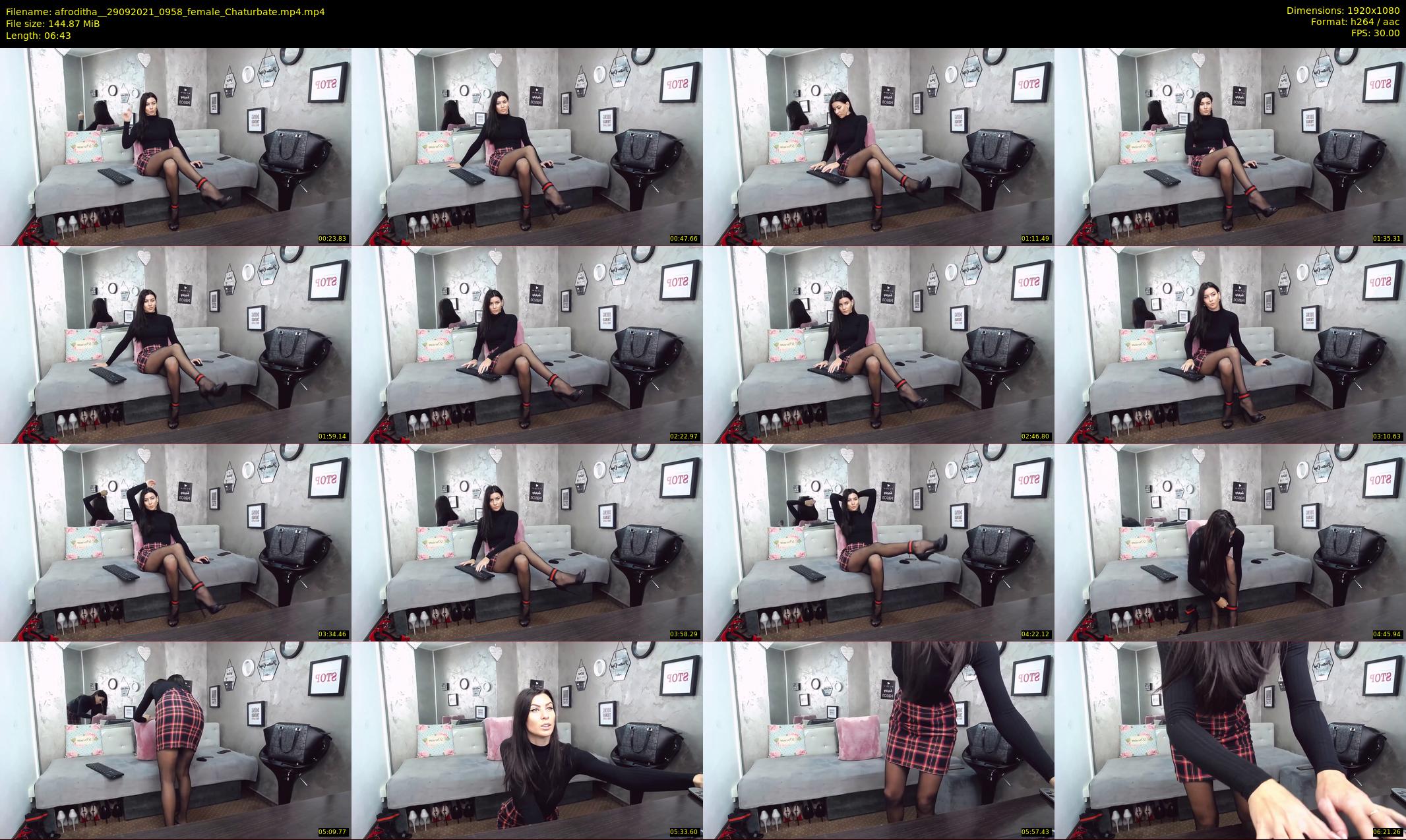 afroditha_ — 7 minute Chaturbate female cam show recording, 1080p, Sep 29, 2021