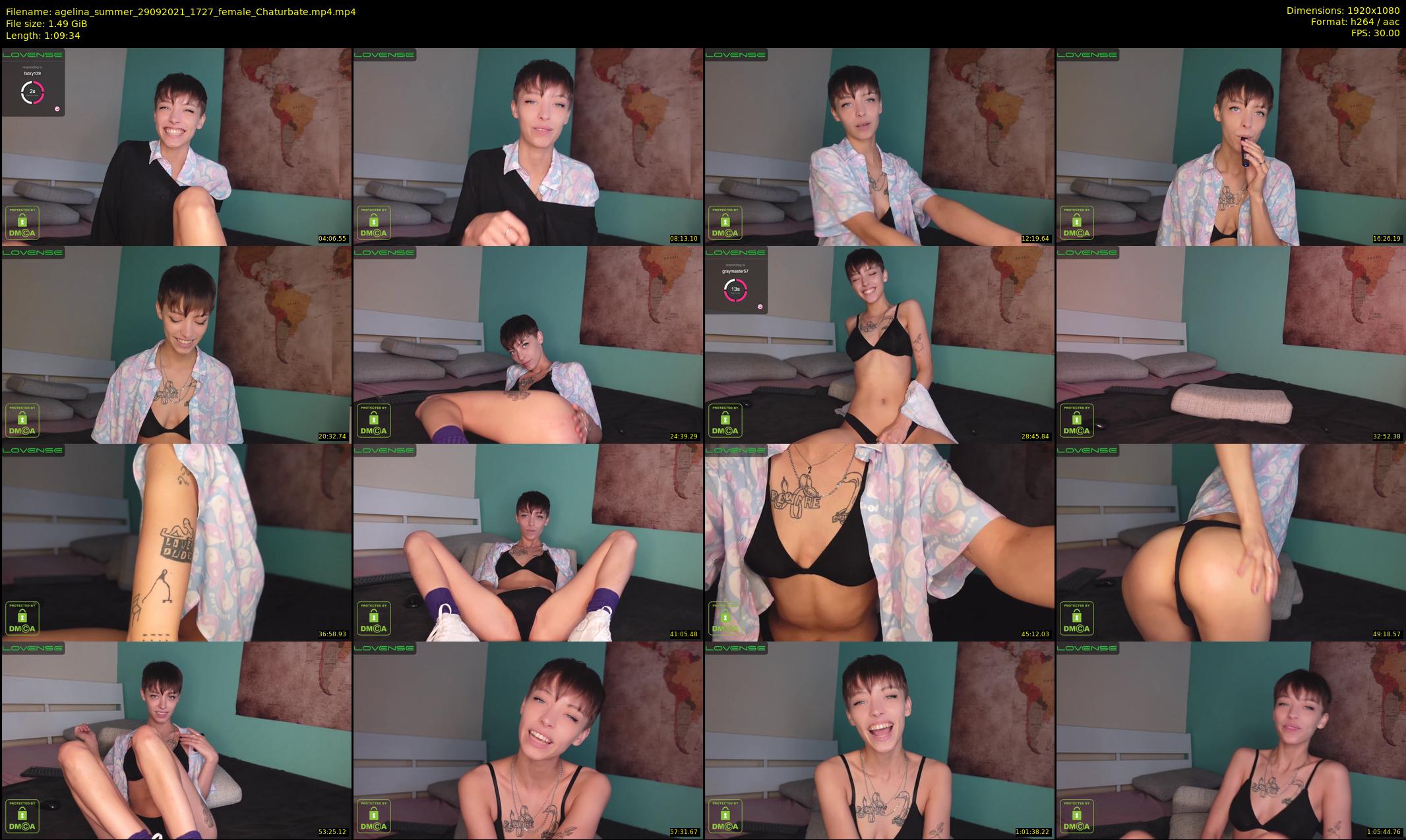 agelina_summer — 70 minute Chaturbate female cam show recording, 1080p, Sep 29, 2021
