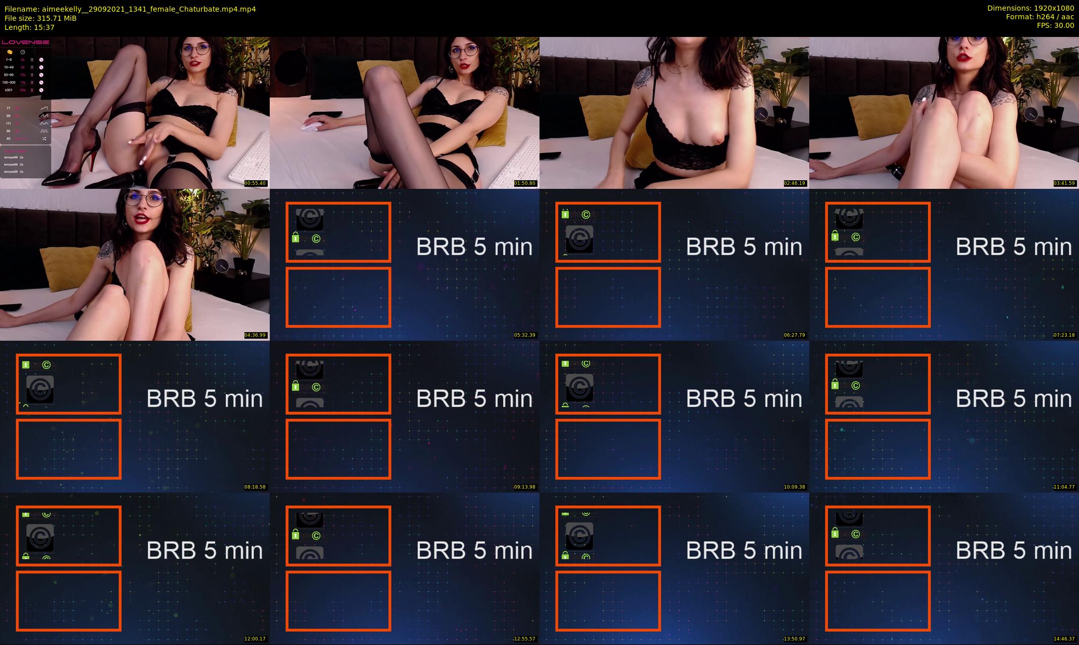 aimeekelly_ — 16 minute Chaturbate female cam show recording, 1080p, Sep 29, 2021