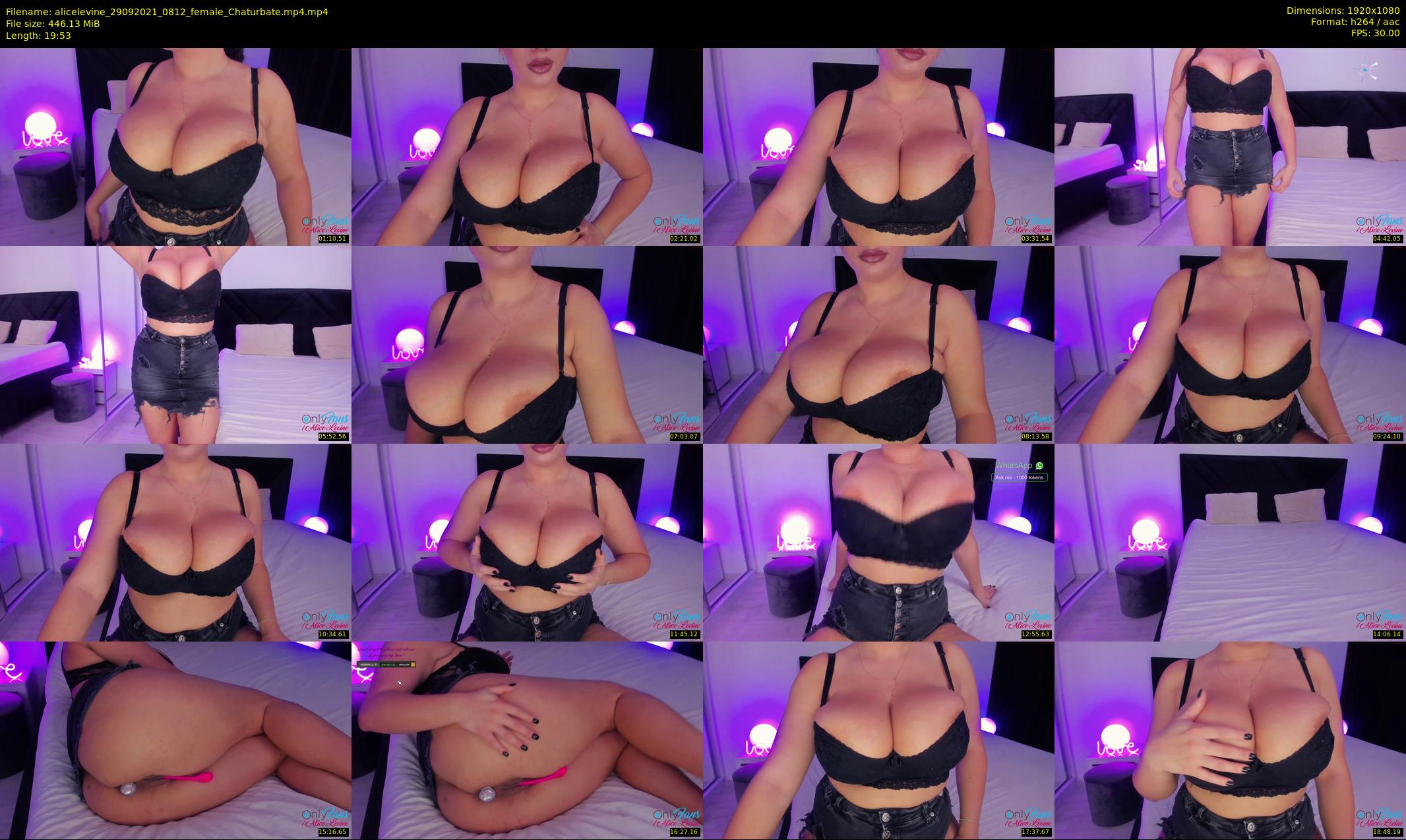 alicelevine — 20 minute Chaturbate female cam show recording, 1080p, Sep 29, 2021