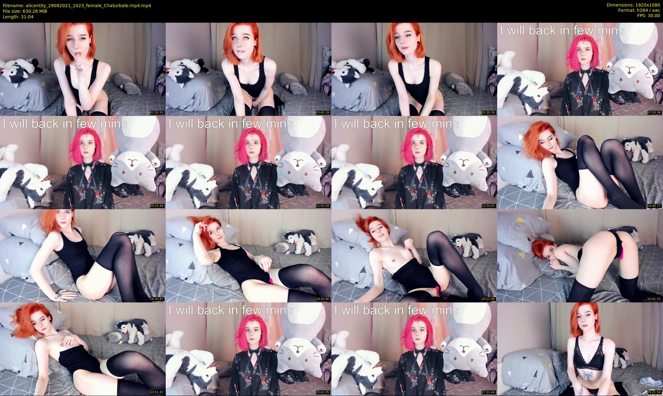 alicentity — 32 minute Chaturbate female cam show recording, 1080p, Sep 29, 2021