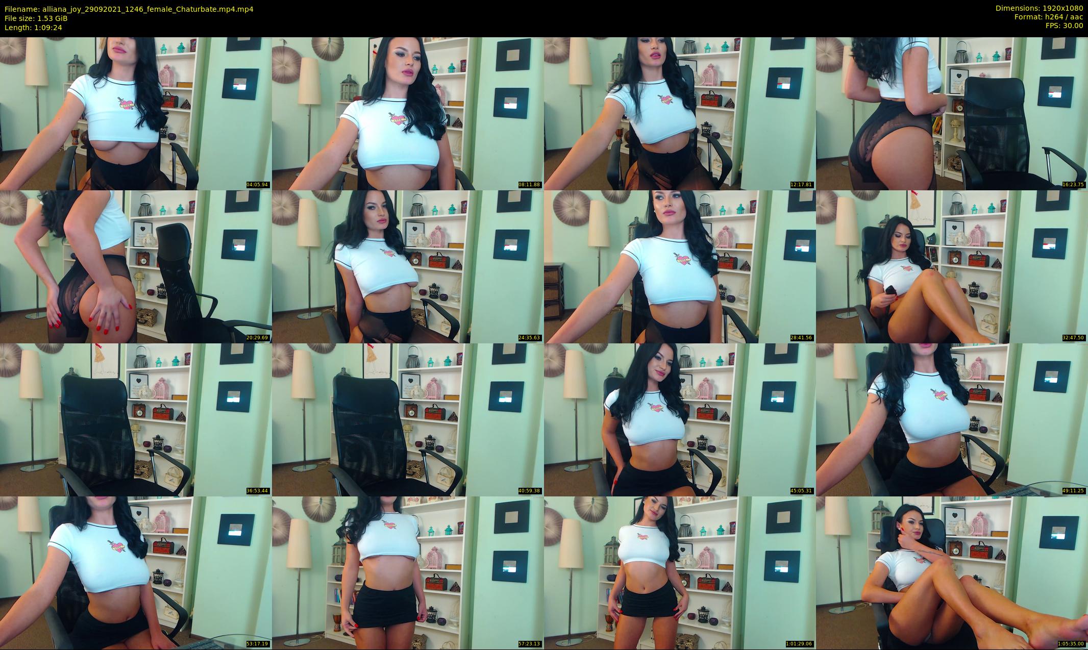 alliana_joy — 70 minute Chaturbate female cam show recording, 1080p, Sep 29, 2021