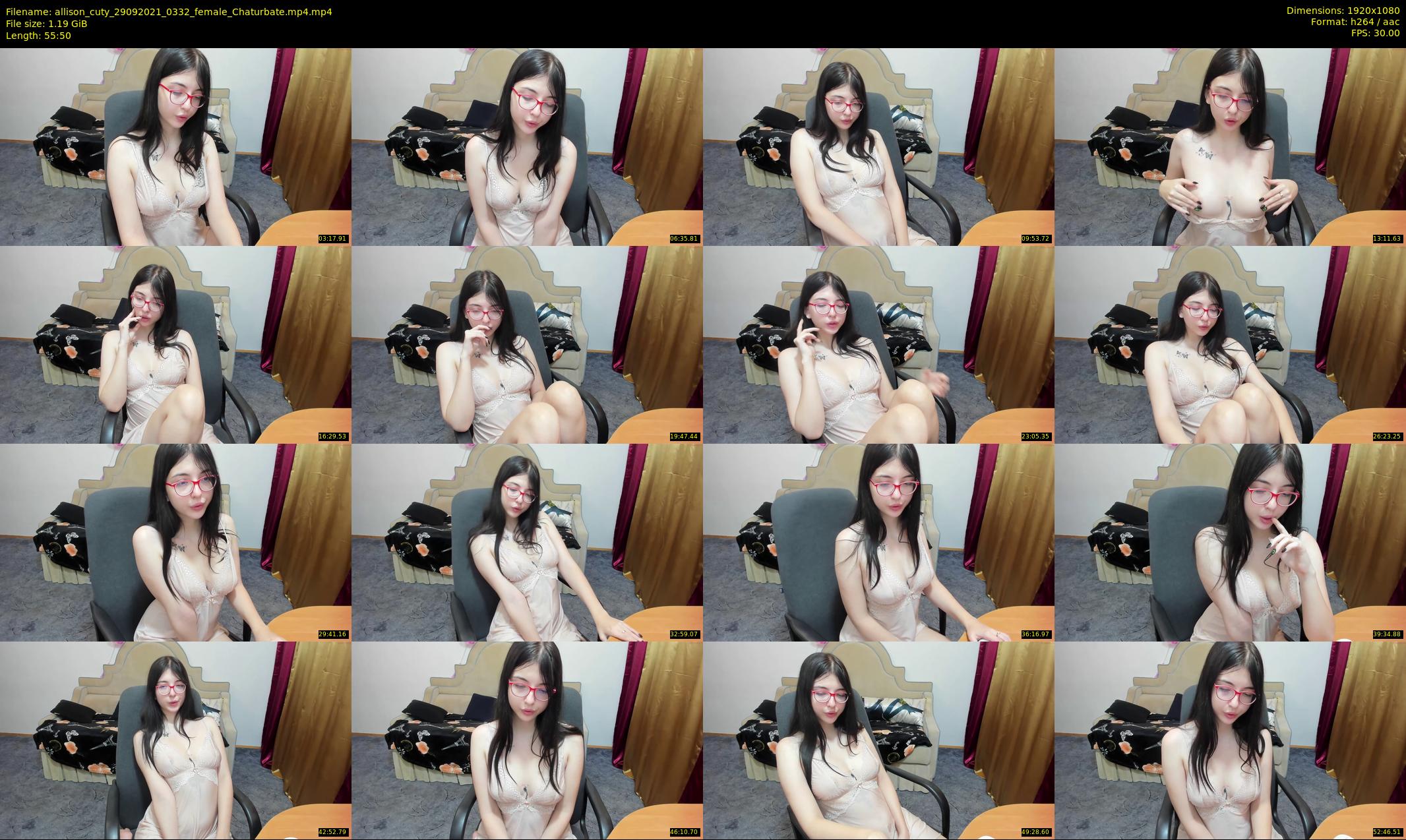 allison_cuty — 56 minute Chaturbate female cam show recording, 1080p, Sep 29, 2021