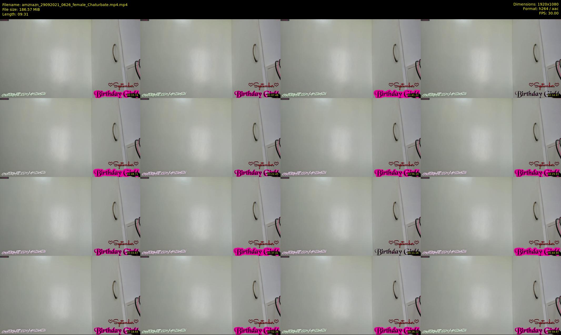 amznazn — 10 minute Chaturbate female cam show recording, 1080p, Sep 29, 2021