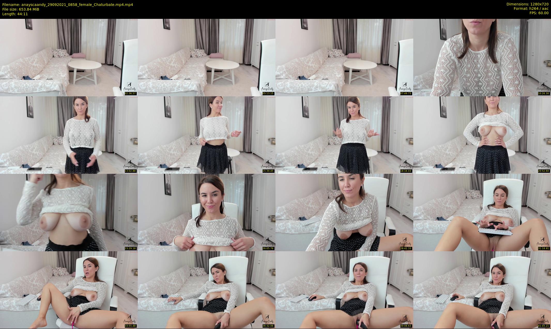 anayscaandy — 45 minute Chaturbate female cam show recording, 720p, Sep 29, 2021