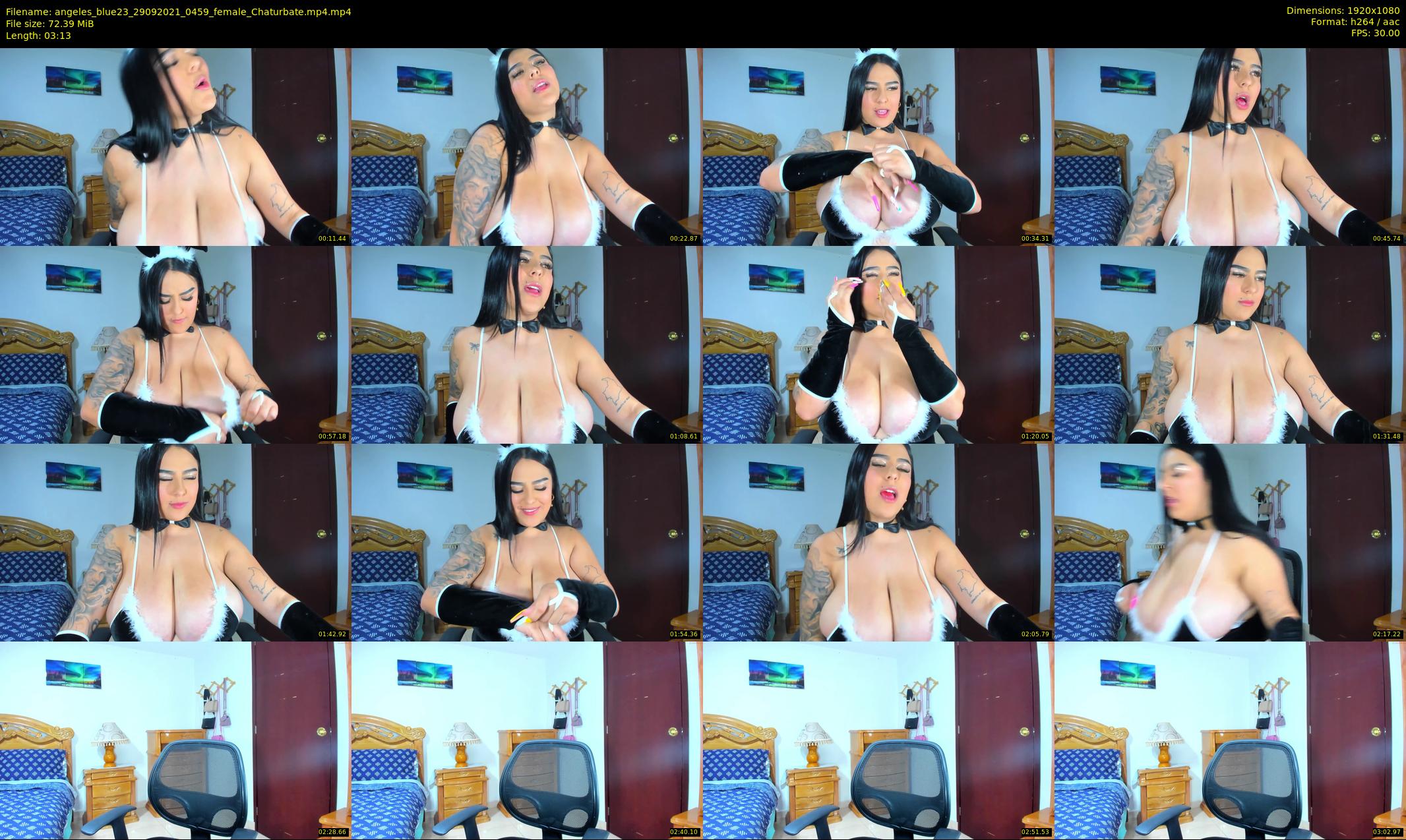 angeles_blue23 — 4 minute Chaturbate female cam show recording, 1080p, Sep 29, 2021