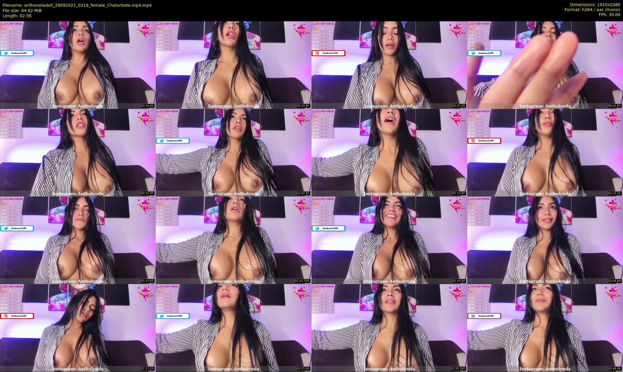 anthoneladoll — 3 minute Chaturbate female cam show recording, 1080p, Sep 29, 2021